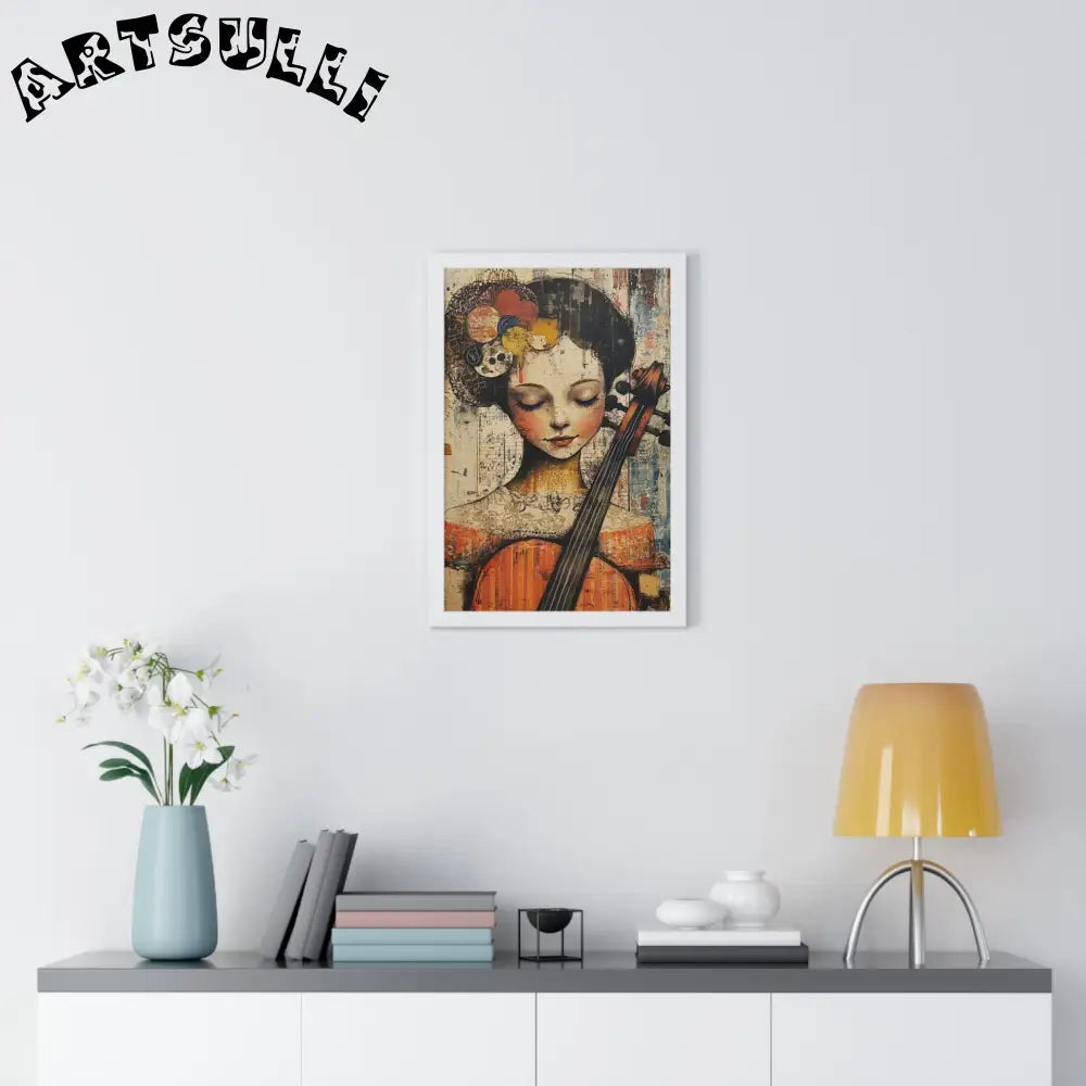 Framed Abstract Musician Artistic Work, Artsulli - Art is Long, Life is Short, Poster, , , , , , , 