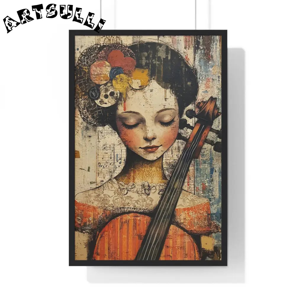 JAKKOUTTHEBXX Framed Abstract Musician Artistic Work 2025