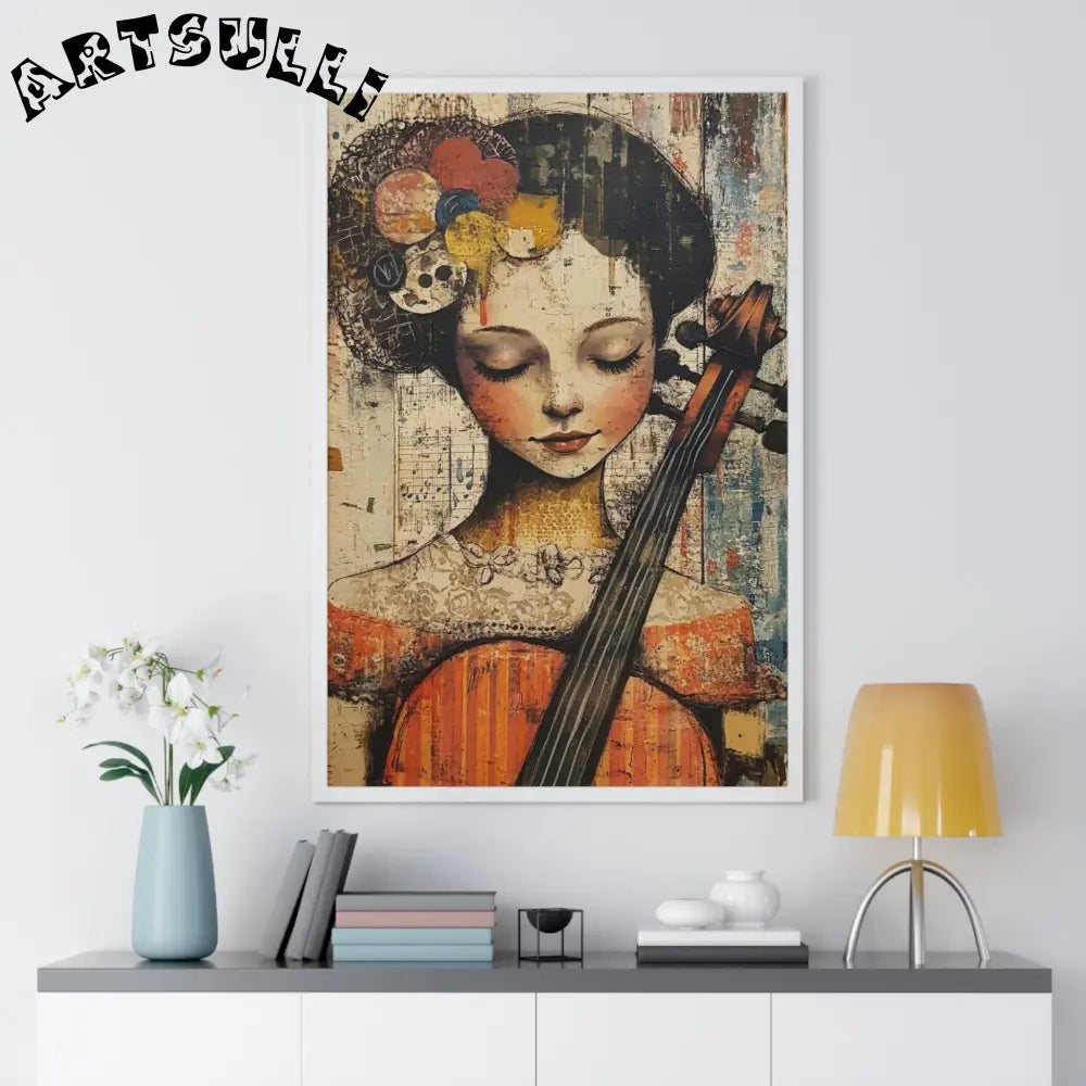 Framed Abstract Musician Artistic Work, Artsulli - Art is Long, Life is Short, Poster, , , , , , , 