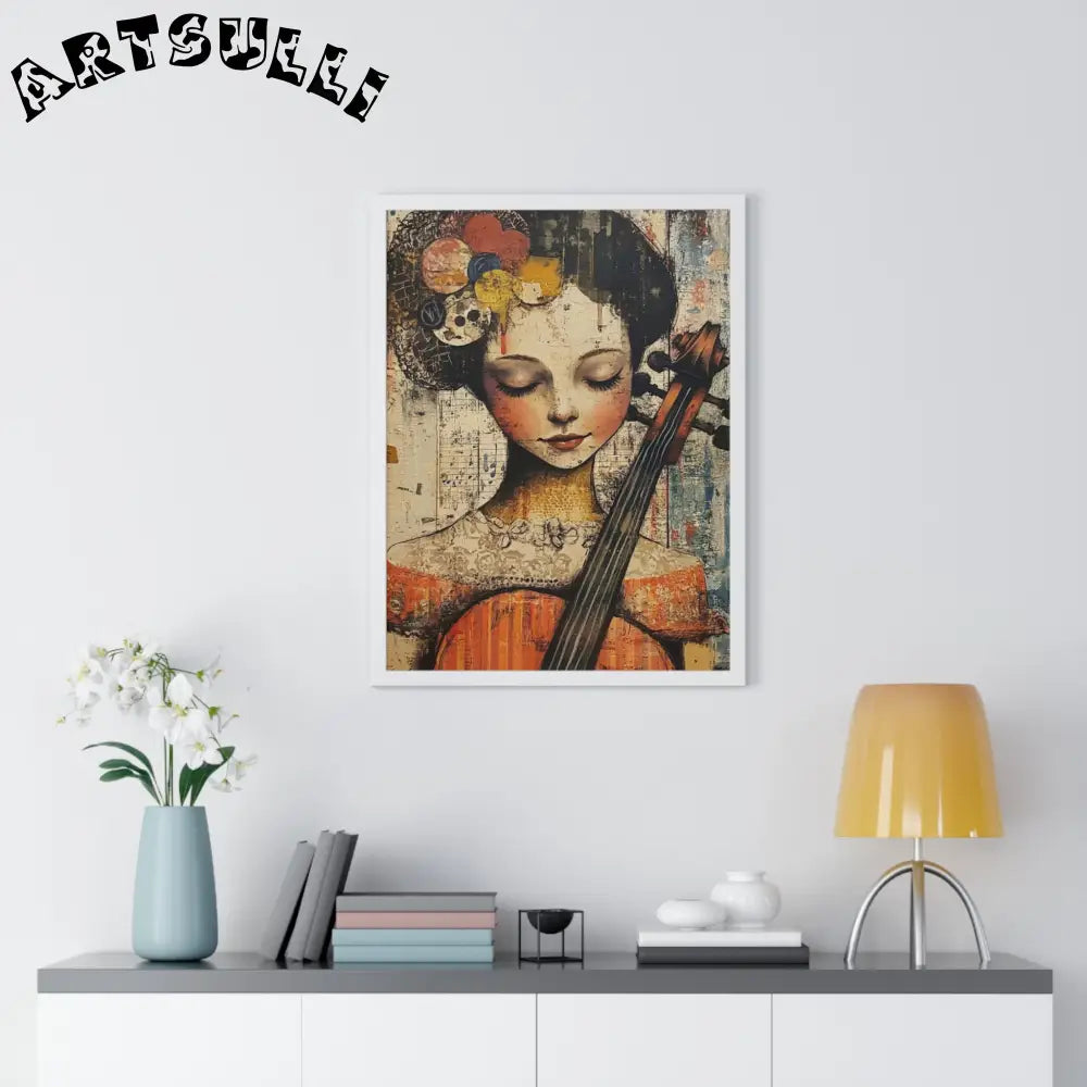 Framed Abstract Musician Artistic Work, Artsulli - Art is Long, Life is Short, Poster, , , , , , , 
