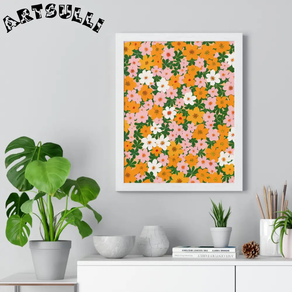 JAKKOUTTHEBXX Framed Floral Art Print 2025