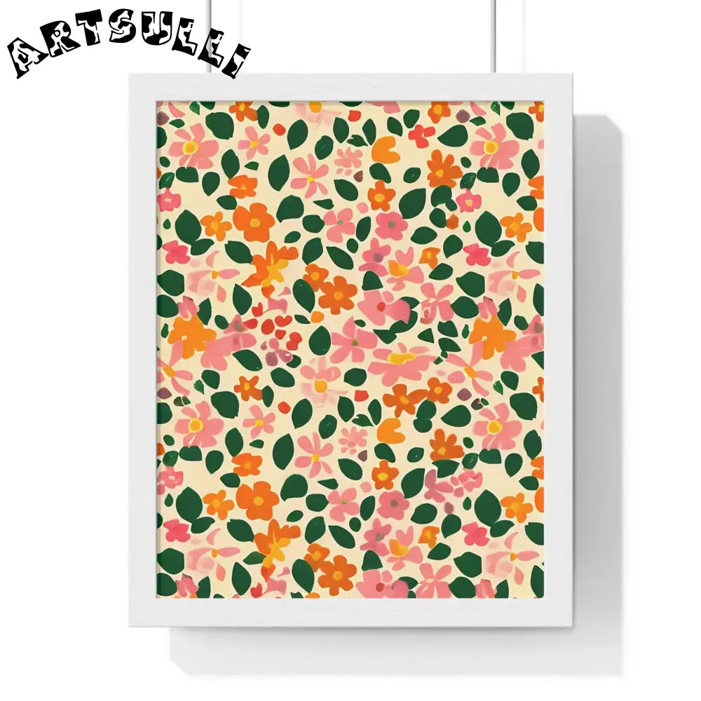 JAKKOUTTHEBXX Framed Floral Pattern Art Print 2025