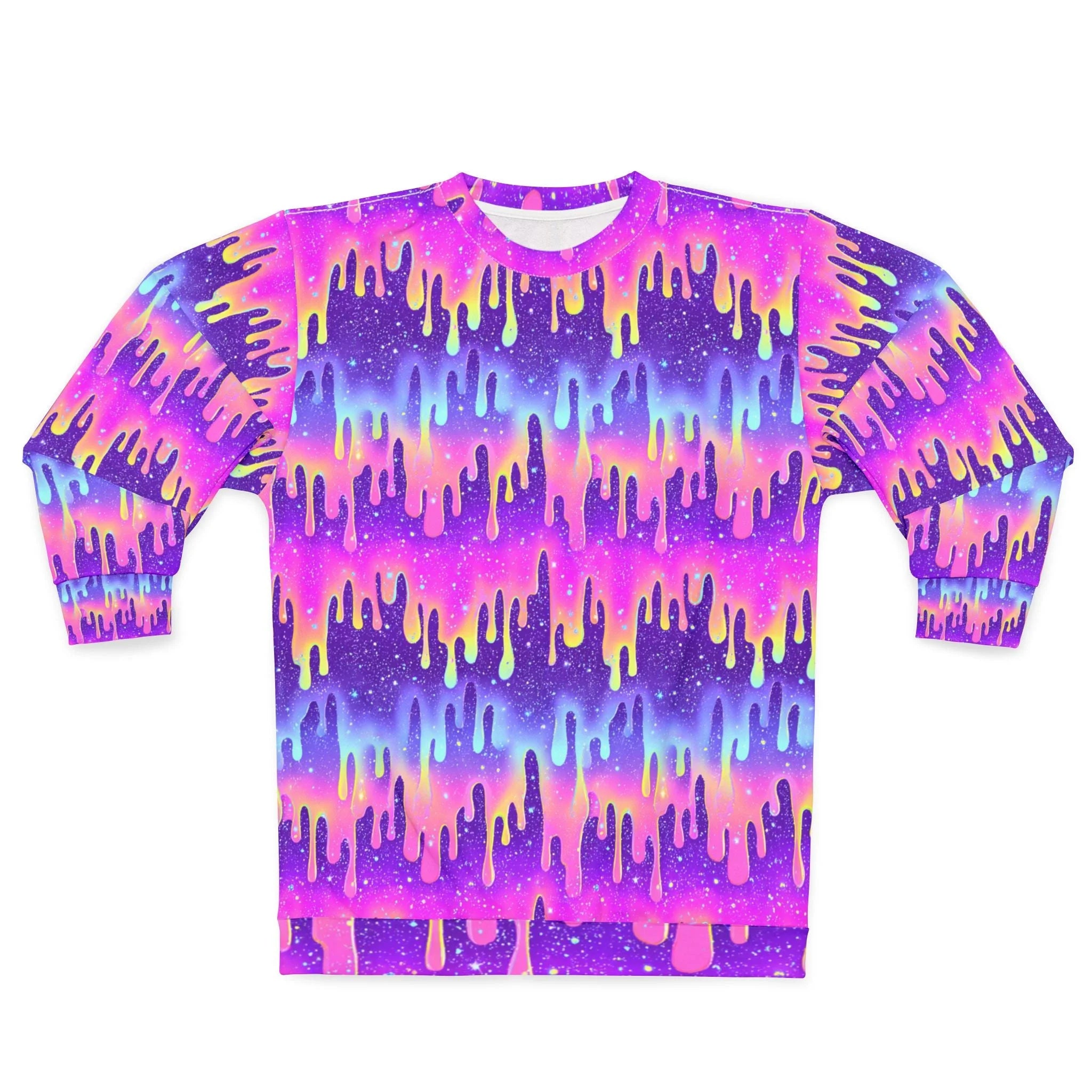JAKKOUTTHEBXX Galaxy Paint Drip Sweatshirt 2025