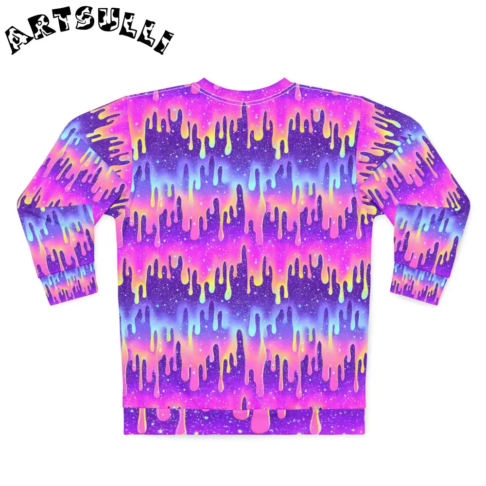 Galaxy Paint Drip Sweatshirt, Artsulli - Art is Long, Life is Short, All Over Prints, , , , , , , 