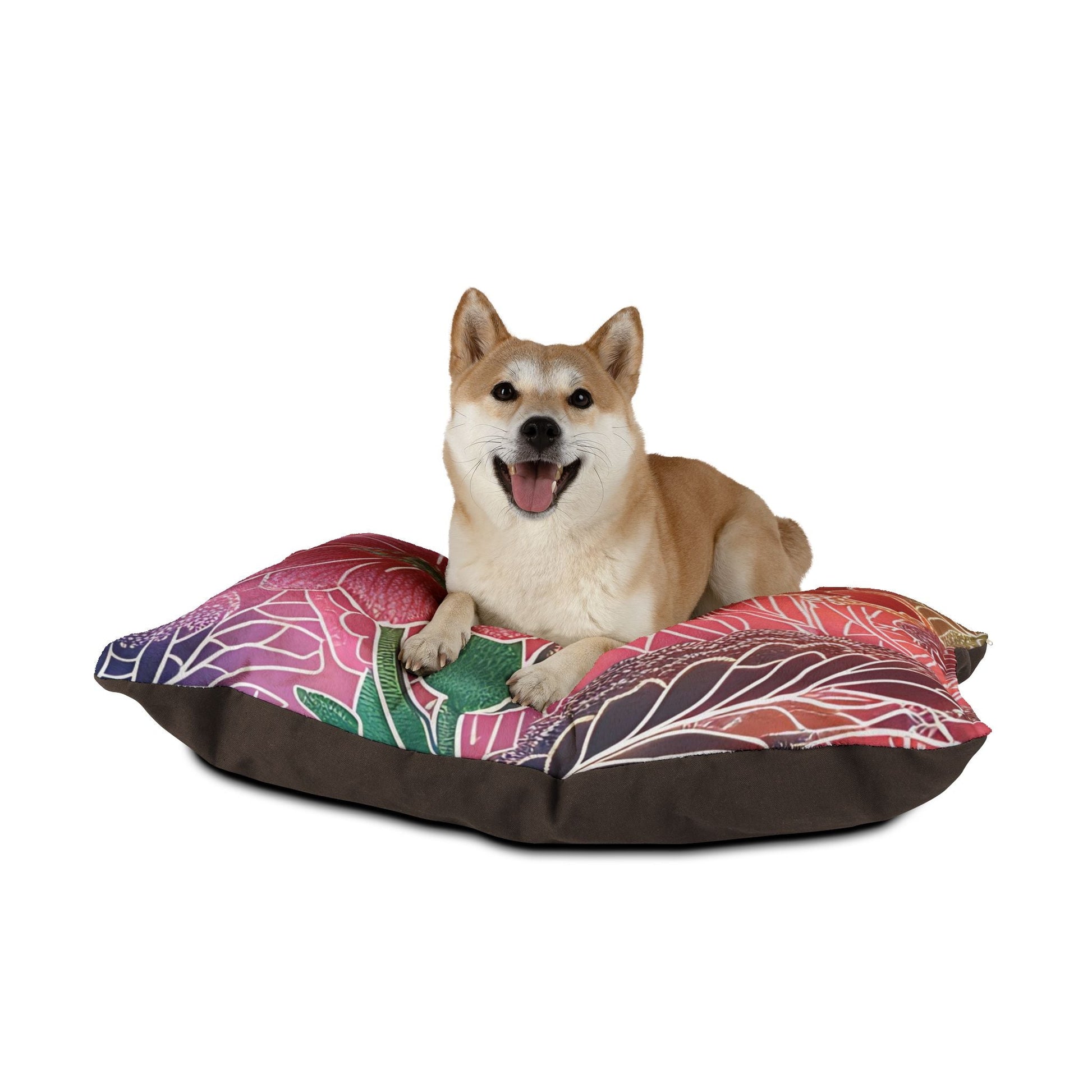 Printify Gerbera Daisy Floral Pet Bed 2025