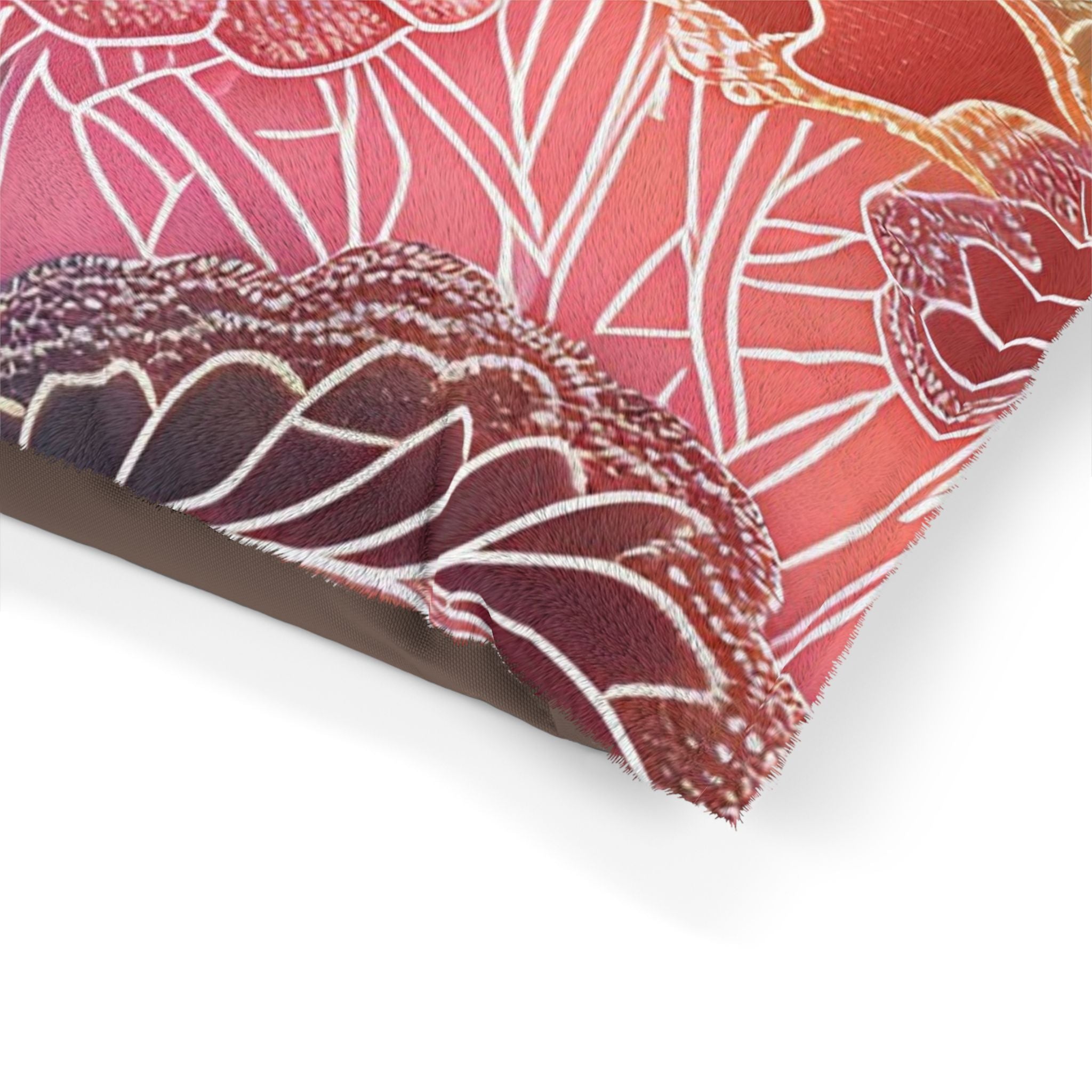 Printify Gerbera Daisy Floral Pet Bed 2025