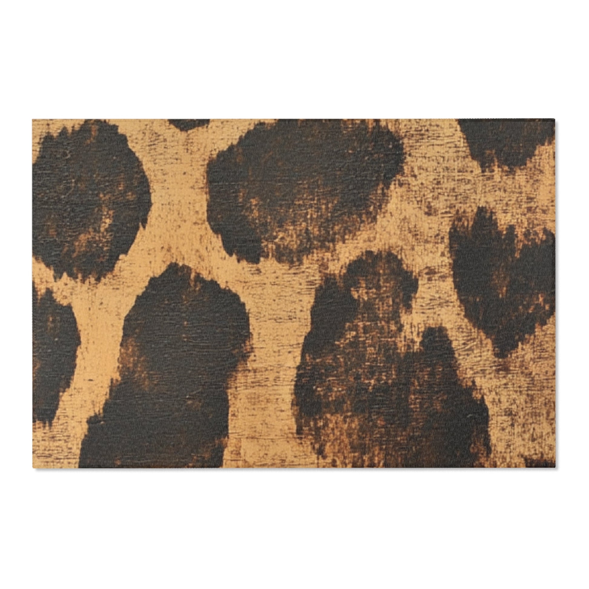 Giraffe Print Textured Area Rug, Artsulli - Art is Long, Life is Short, Home Decor, Size, 72" × 48", , , , , 91435433913789471011