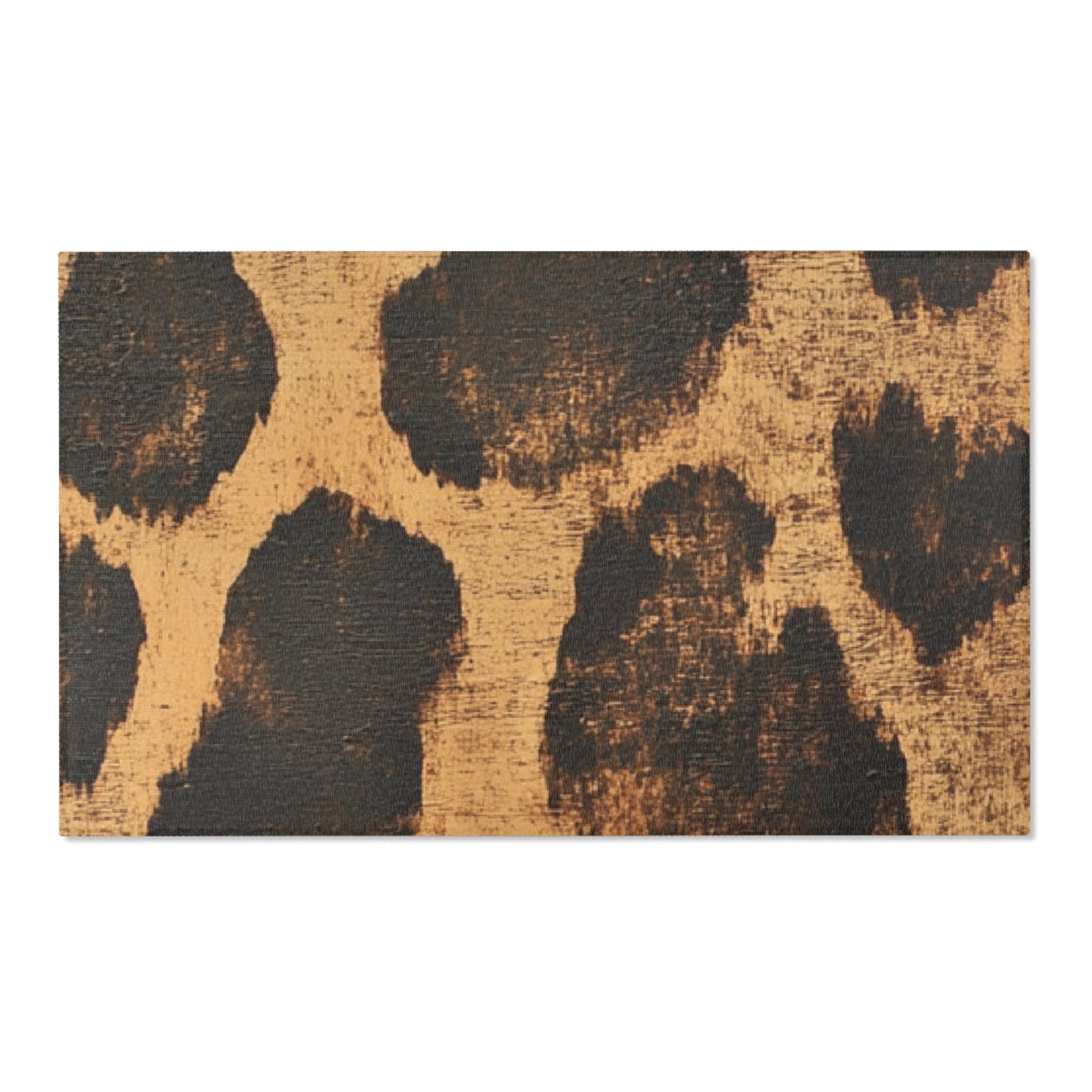 Giraffe Print Textured Area Rug, Artsulli - Art is Long, Life is Short, Home Decor, Size, 60" × 36", , , , , 20296404391870414266