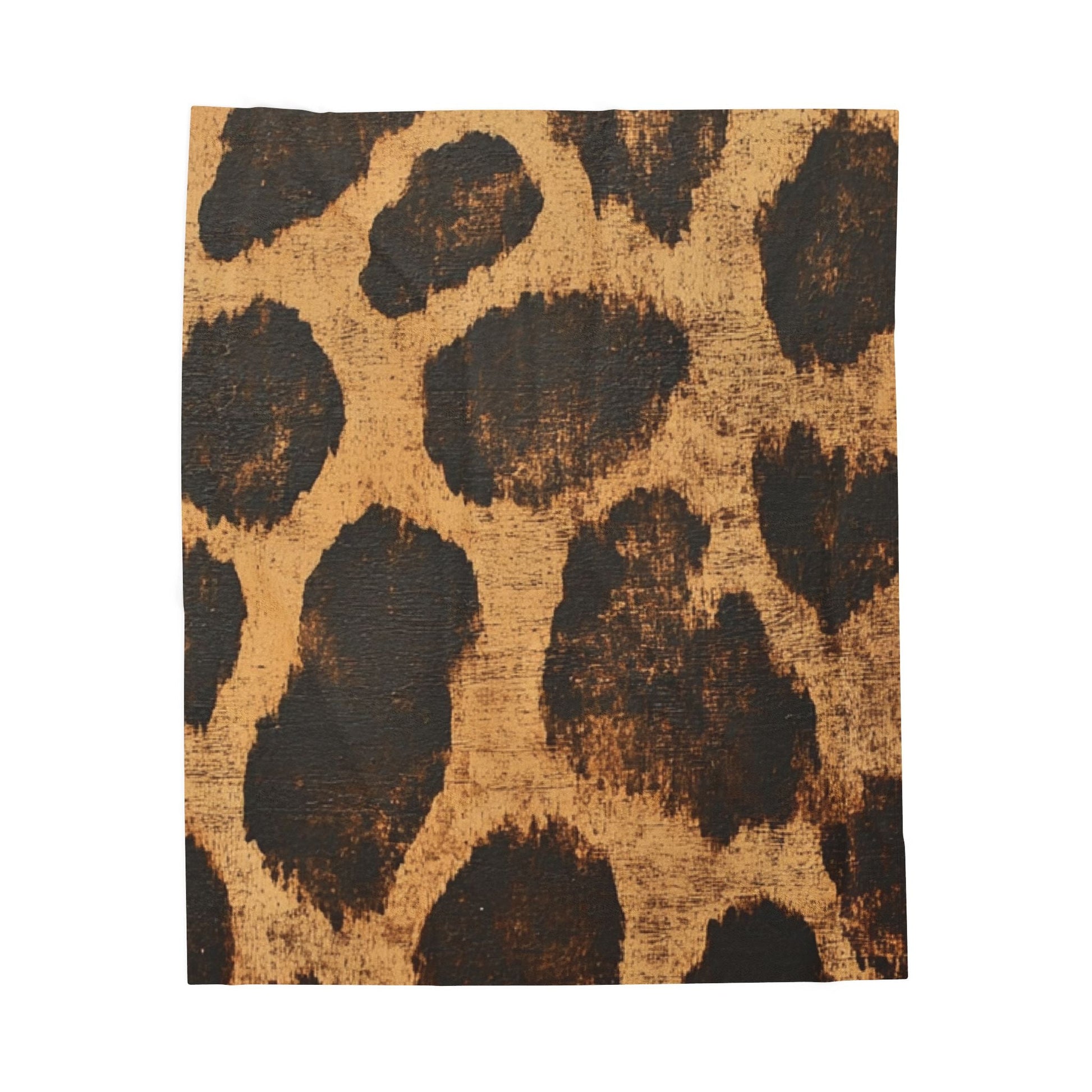 Giraffe Print Velveteen Blanket, Artsulli - Art is Long, Life is Short, All Over Prints, Size, 50" × 60", , , , , 42102567704870738970