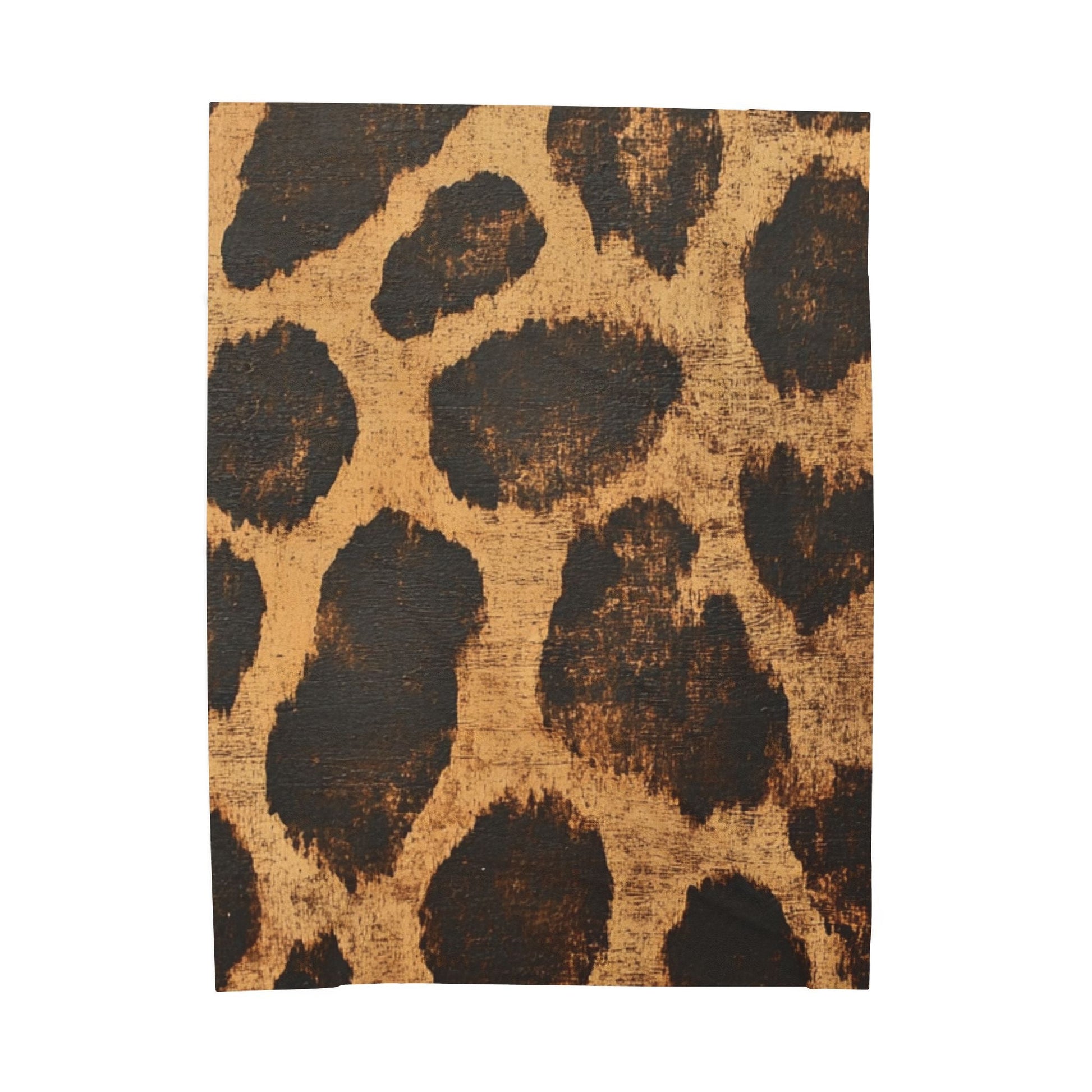 Giraffe Print Velveteen Blanket, Artsulli - Art is Long, Life is Short, All Over Prints, Size, 60" × 80", , , , , 33109669954007900882