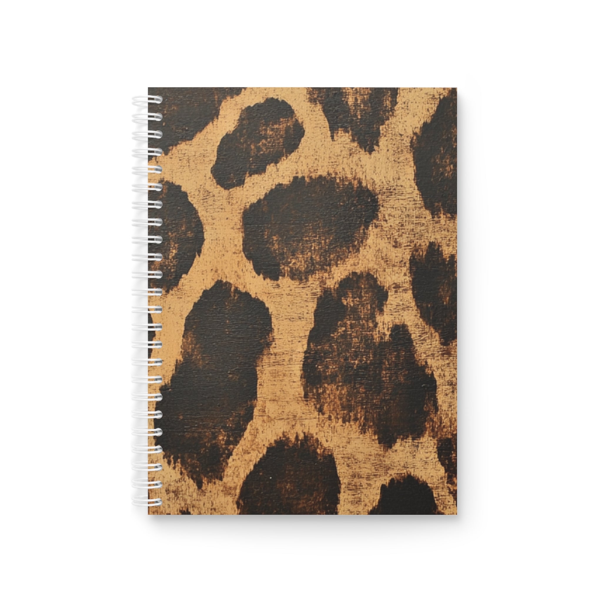 Giraffe Print Wide Ruled Spiral Notebook, Artsulli - Art is Long, Life is Short, Paper products, Size, One Size, , , , , 23901293333963627567