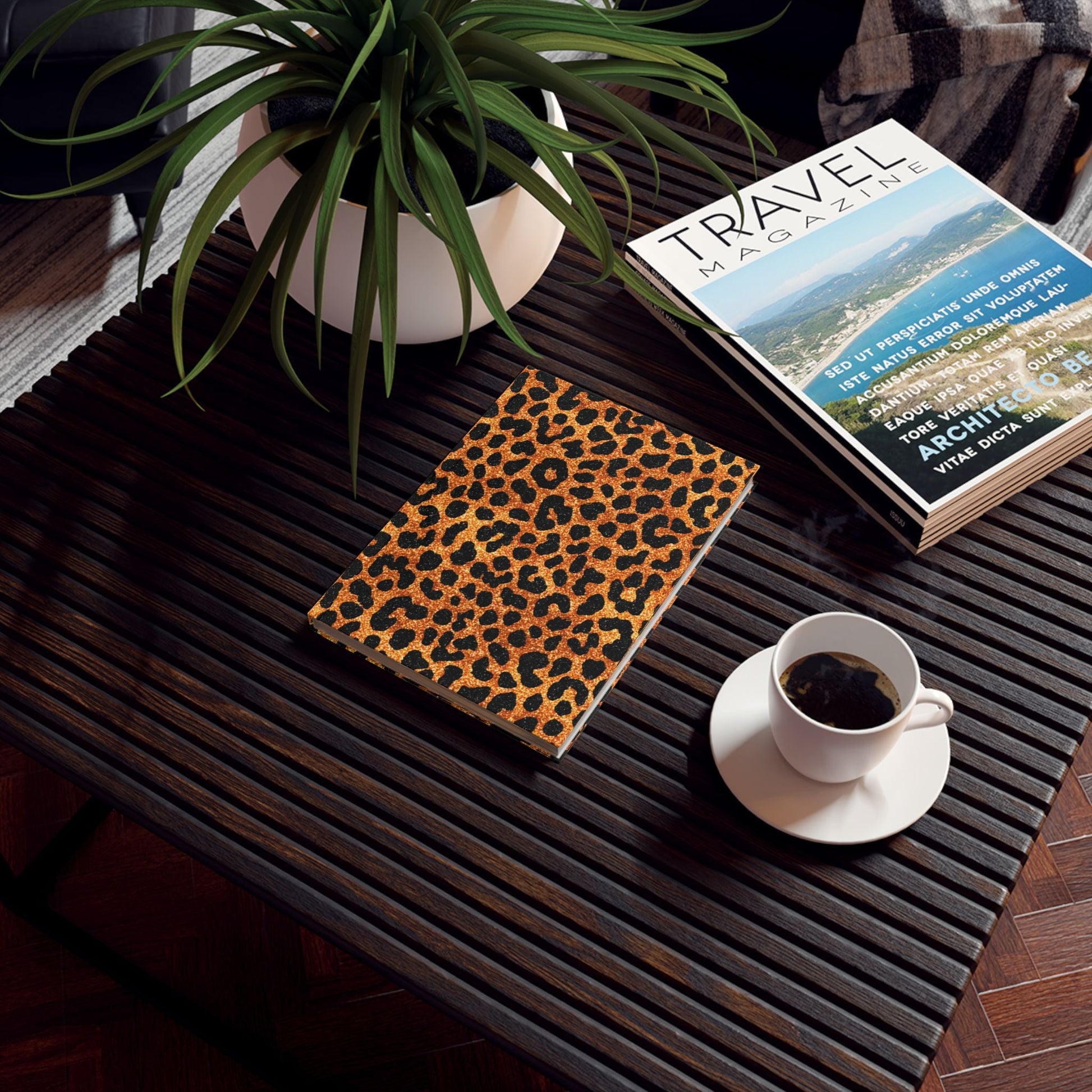 Glitter Leopard Print Journal, Artsulli - Art is Long, Life is Short, Paper products, , , , , , , 