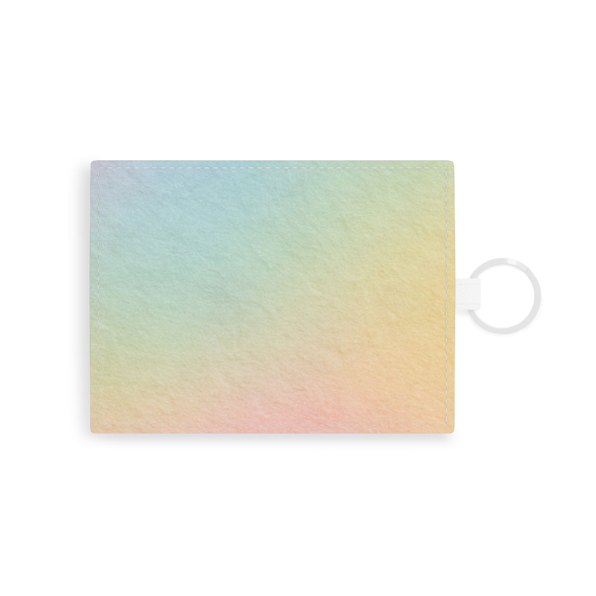 Printify Gradient Pastel Rainbow Card Holder with Keyring 2025