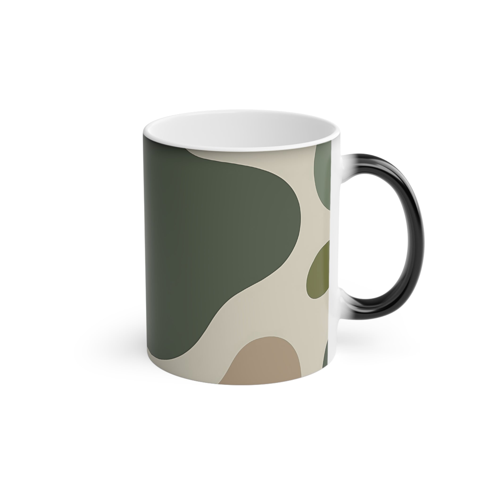 Green Abstract Pattern Magic Mug, Artsulli - Art is Long, Life is Short, Mug, , , , , , , 