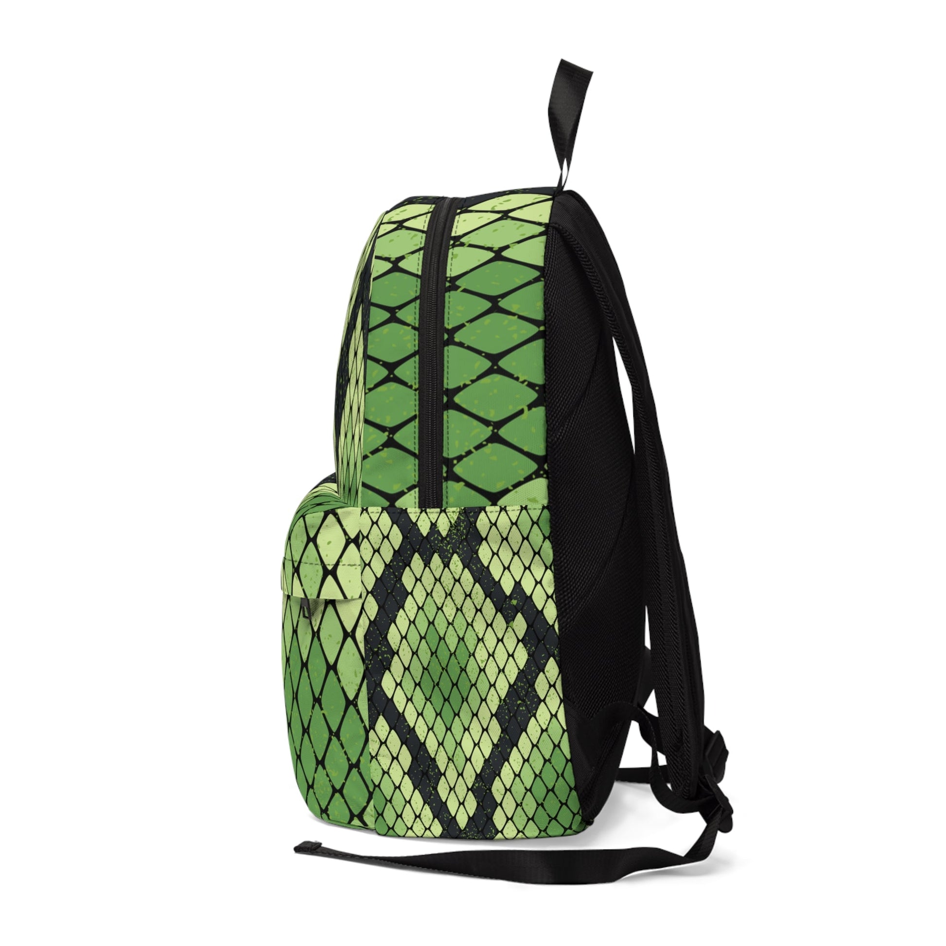 Green and Black Snakeskin Backpack, Artsulli - Art is Long, Life is Short, Bags, , , , , , , 
