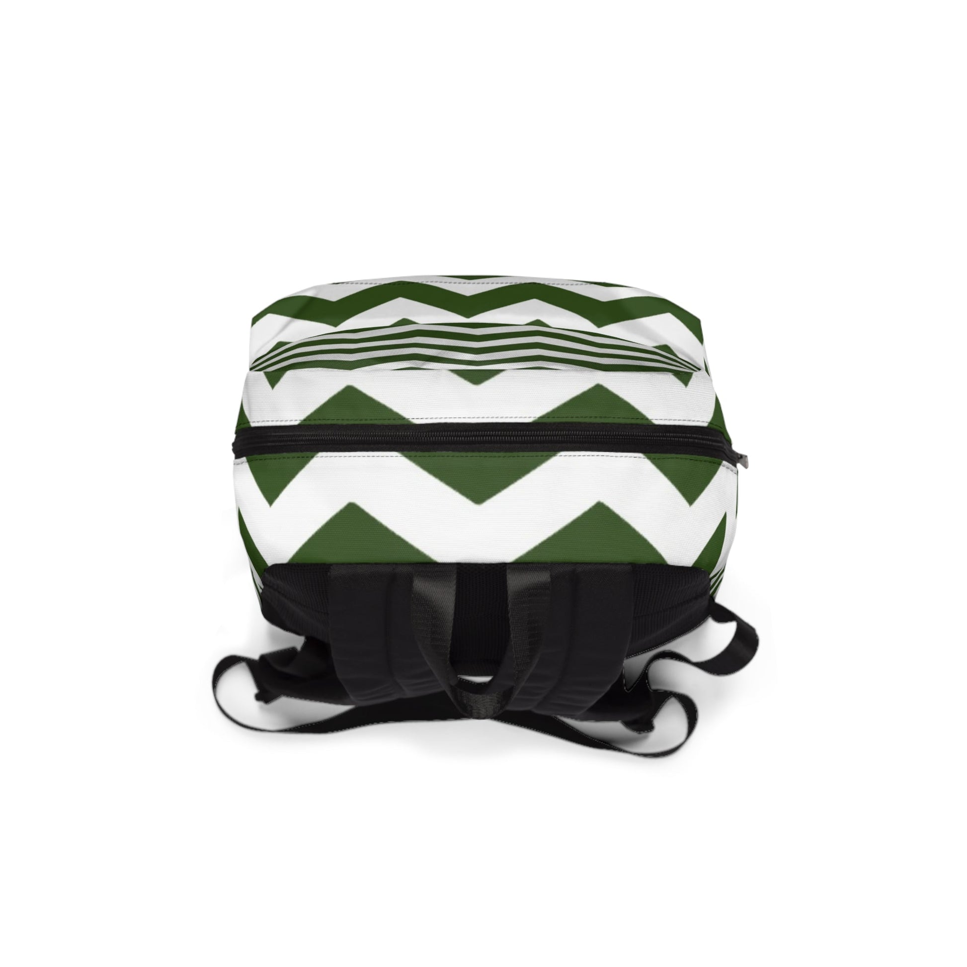 Green and White Chevron Backpack, Artsulli - Art is Long, Life is Short, Bags, , , , , , , 
