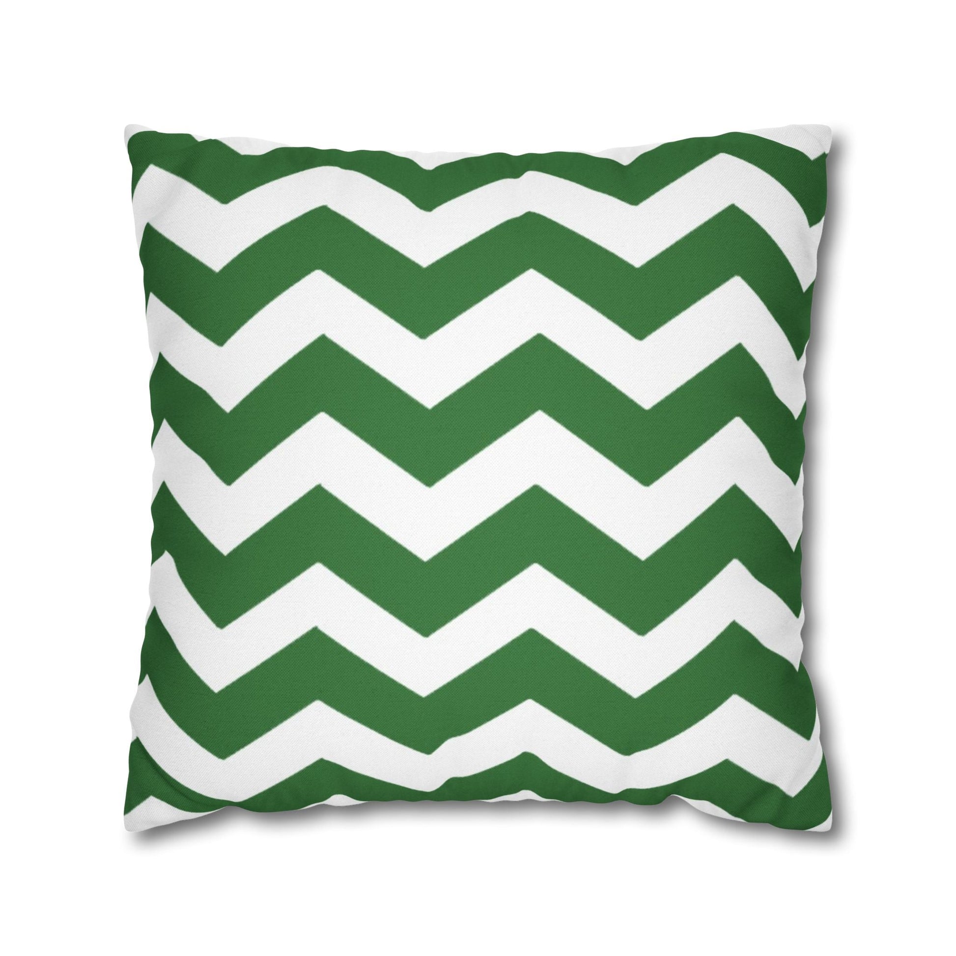 Green and White Chevron Throw Pillow, Artsulli - Art is Long, Life is Short, Home Decor, Size, 20" × 20", , , , , 10910209011657032707