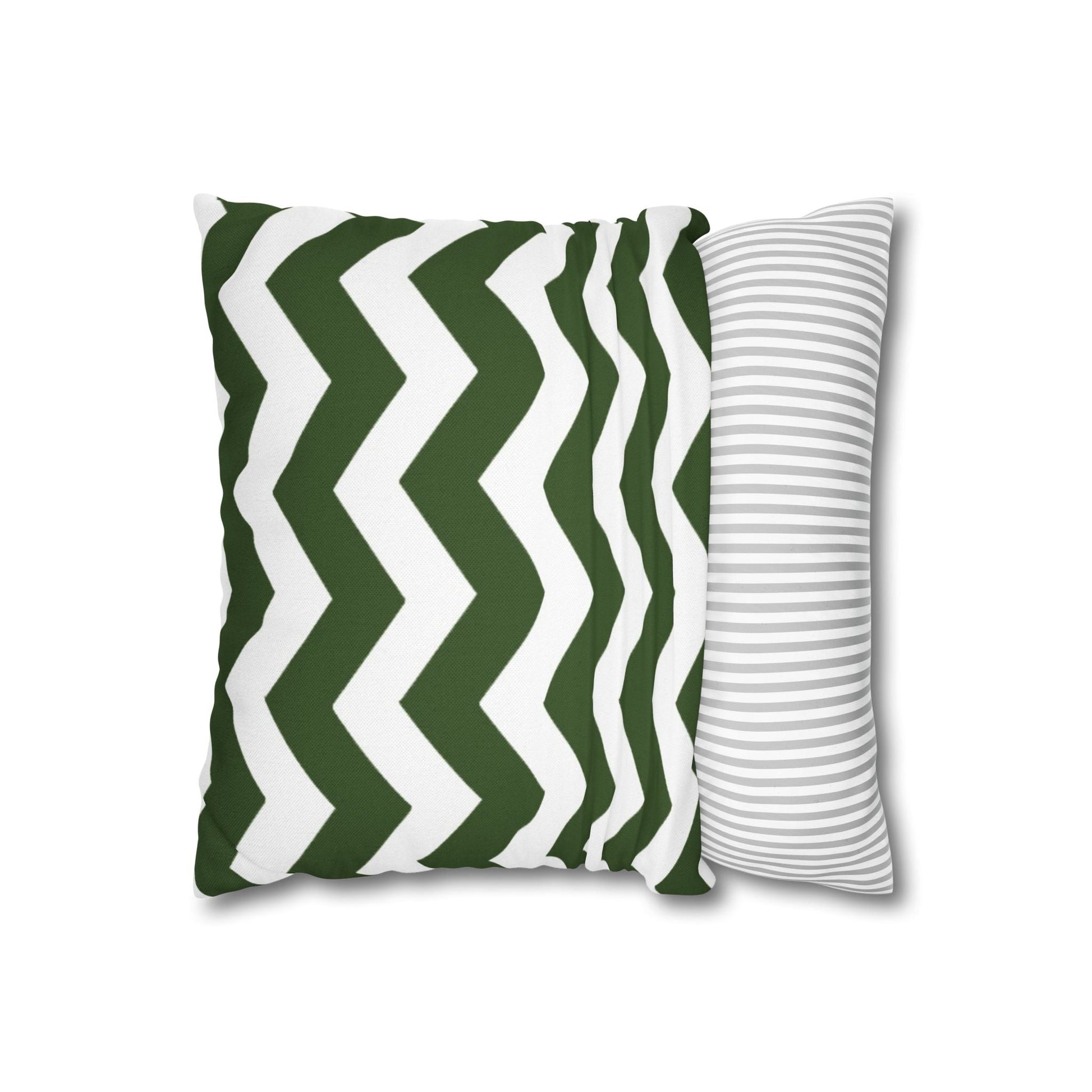 Green and White Chevron Throw Pillow, Artsulli - Art is Long, Life is Short, Home Decor, , , , , , , 