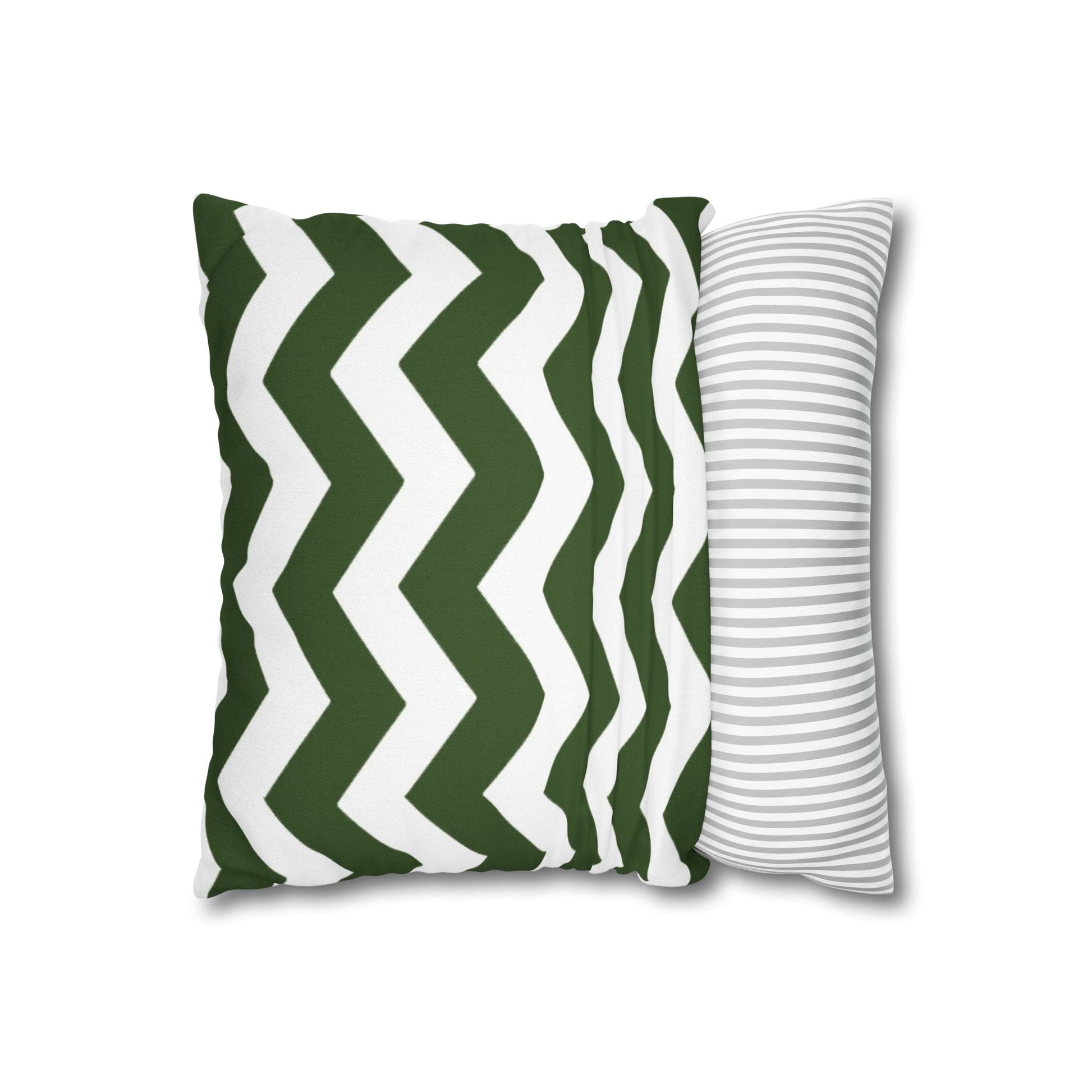 Green and White Chevron Throw Pillow, Artsulli - Art is Long, Life is Short, Home Decor, , , , , , , 