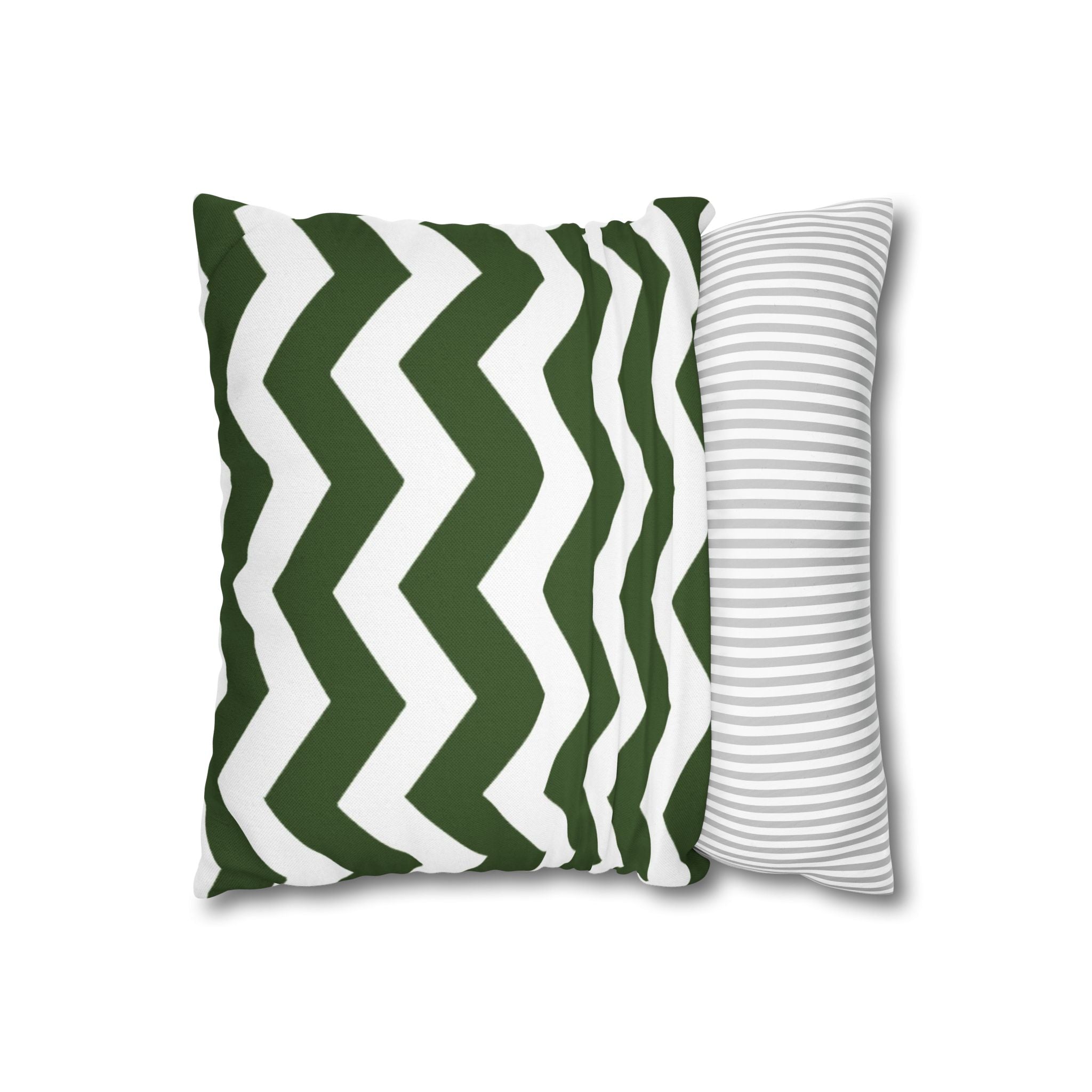 Green and White Chevron Throw Pillow, Artsulli - Art is Long, Life is Short, Home Decor, , , , , , , 
