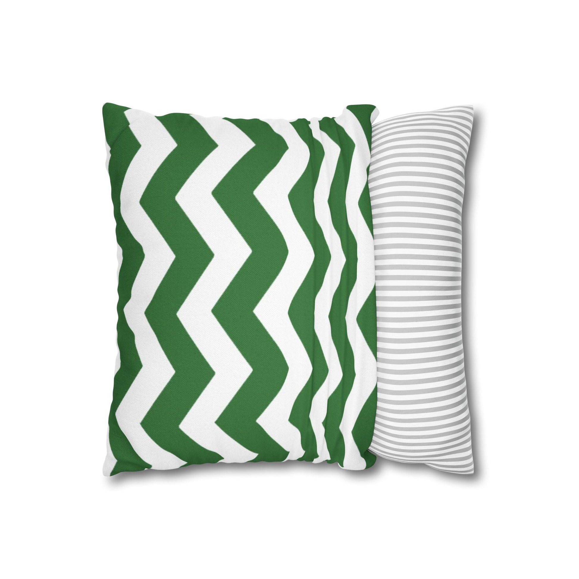 Green and White Chevron Throw Pillow, Artsulli - Art is Long, Life is Short, Home Decor, , , , , , , 