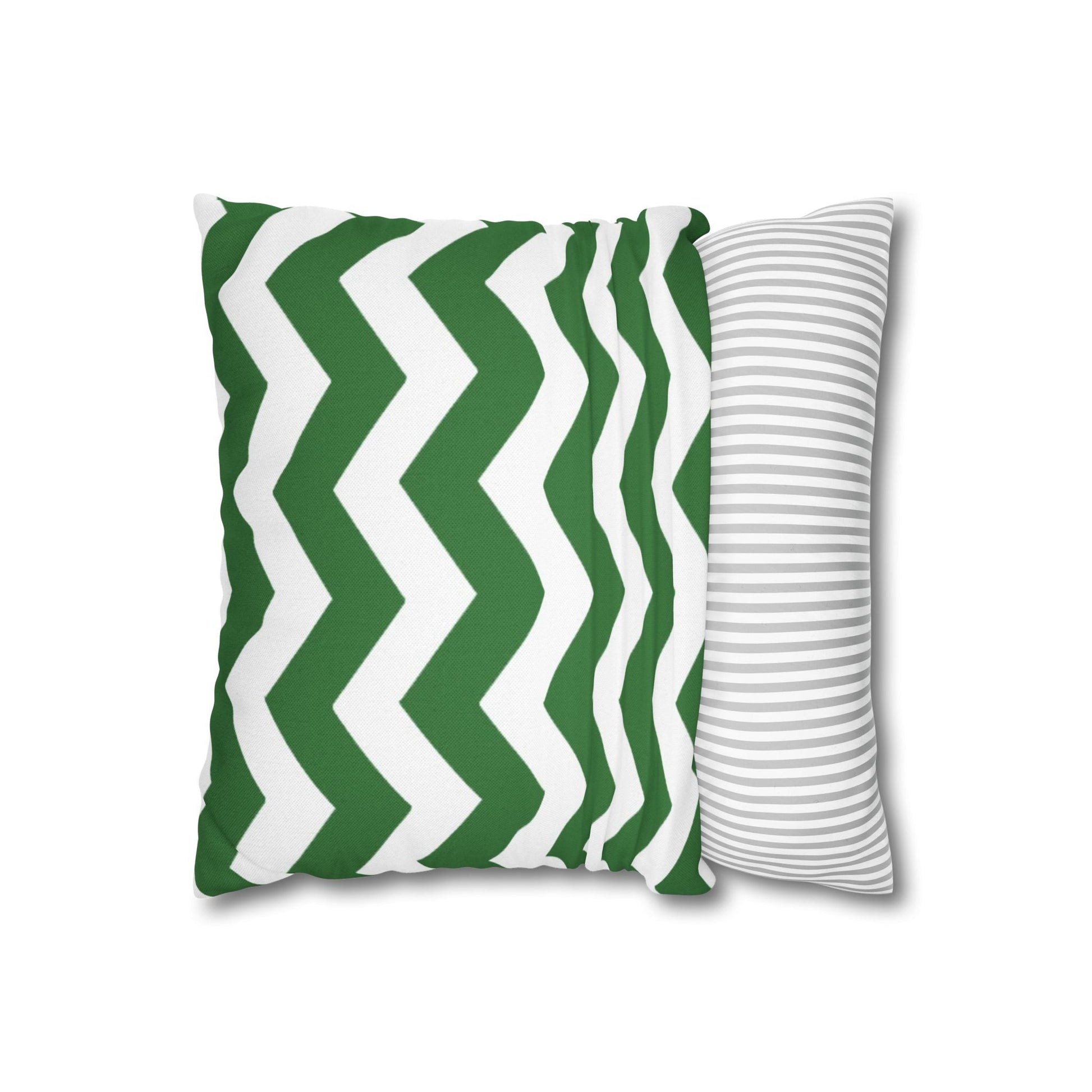 Green and White Chevron Throw Pillow, Artsulli - Art is Long, Life is Short, Home Decor, , , , , , , 