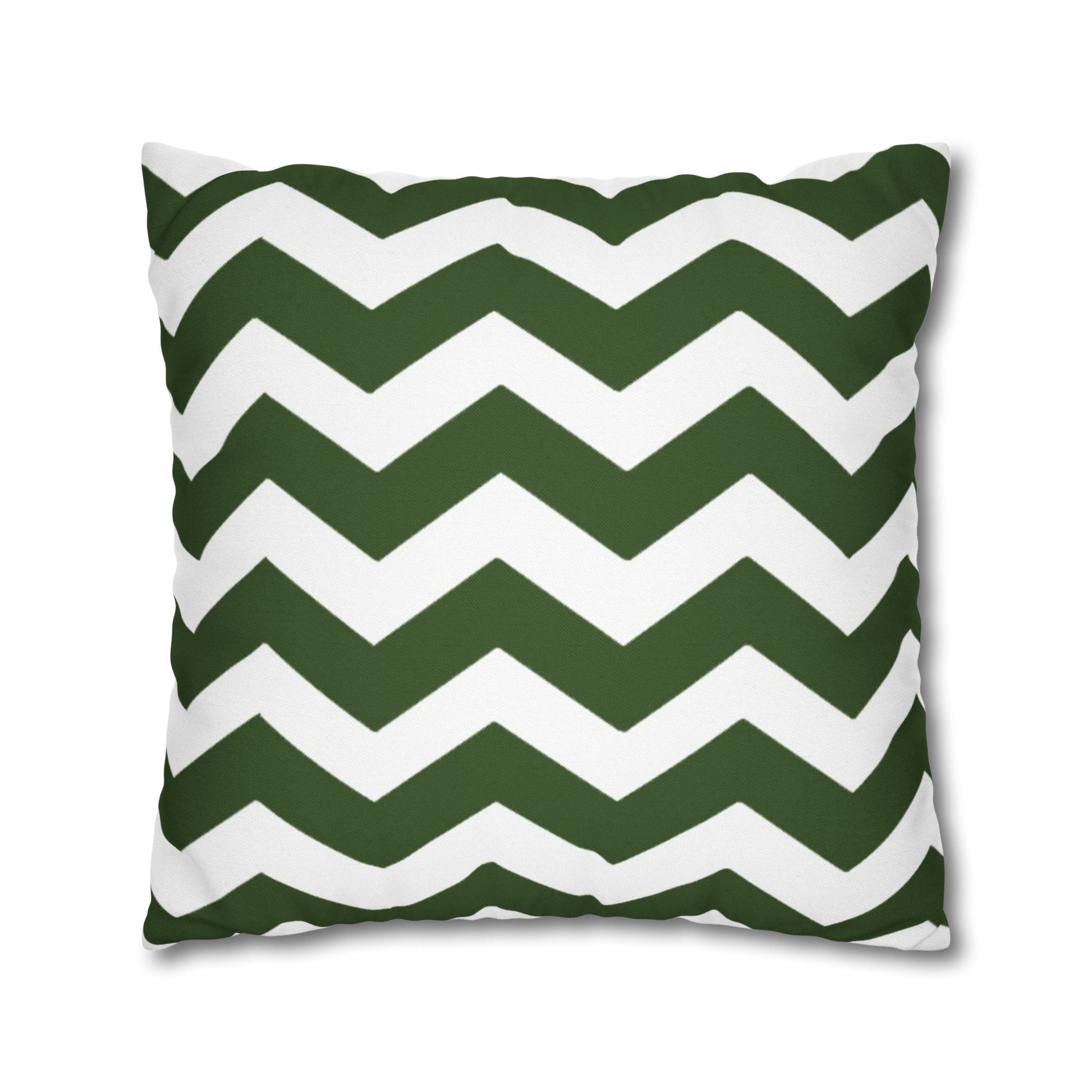 Green and White Chevron Throw Pillow, Artsulli - Art is Long, Life is Short, Home Decor, , , , , , , 