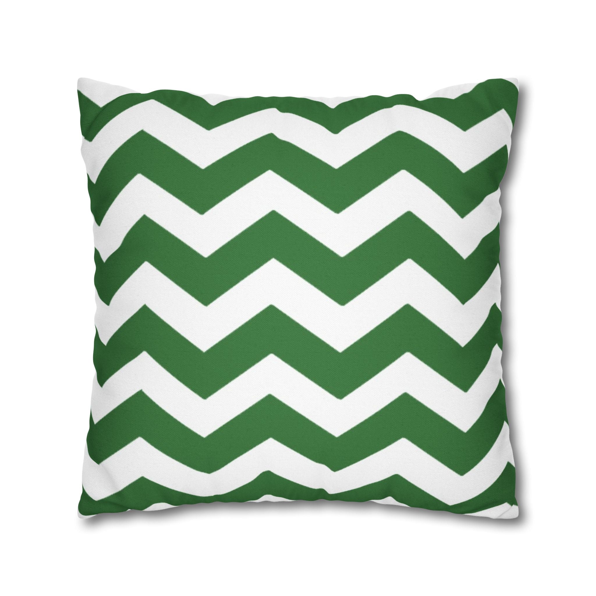 Green and White Chevron Throw Pillow, Artsulli - Art is Long, Life is Short, Home Decor, , , , , , , 