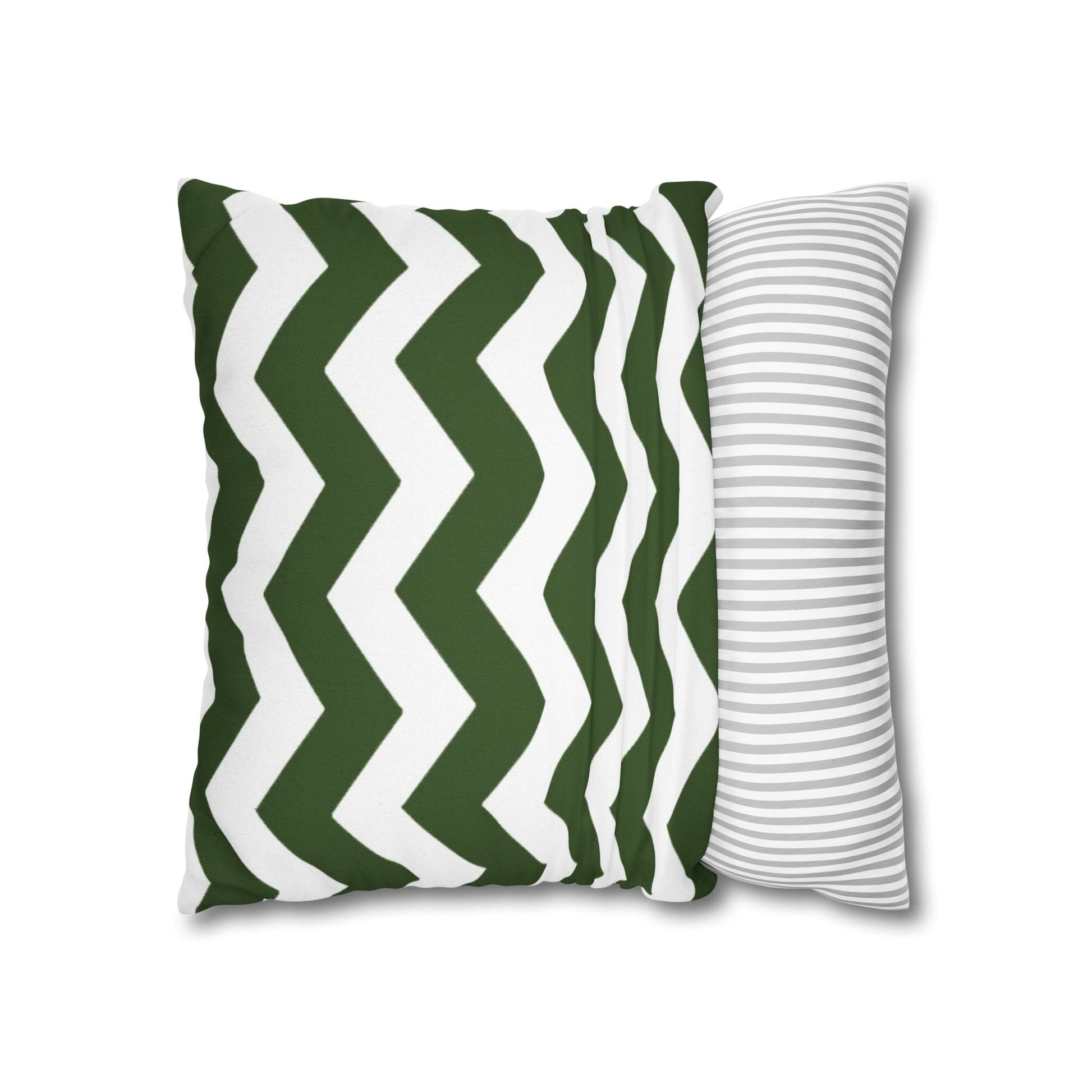 Green and White Chevron Throw Pillow, Artsulli - Art is Long, Life is Short, Home Decor, , , , , , , 