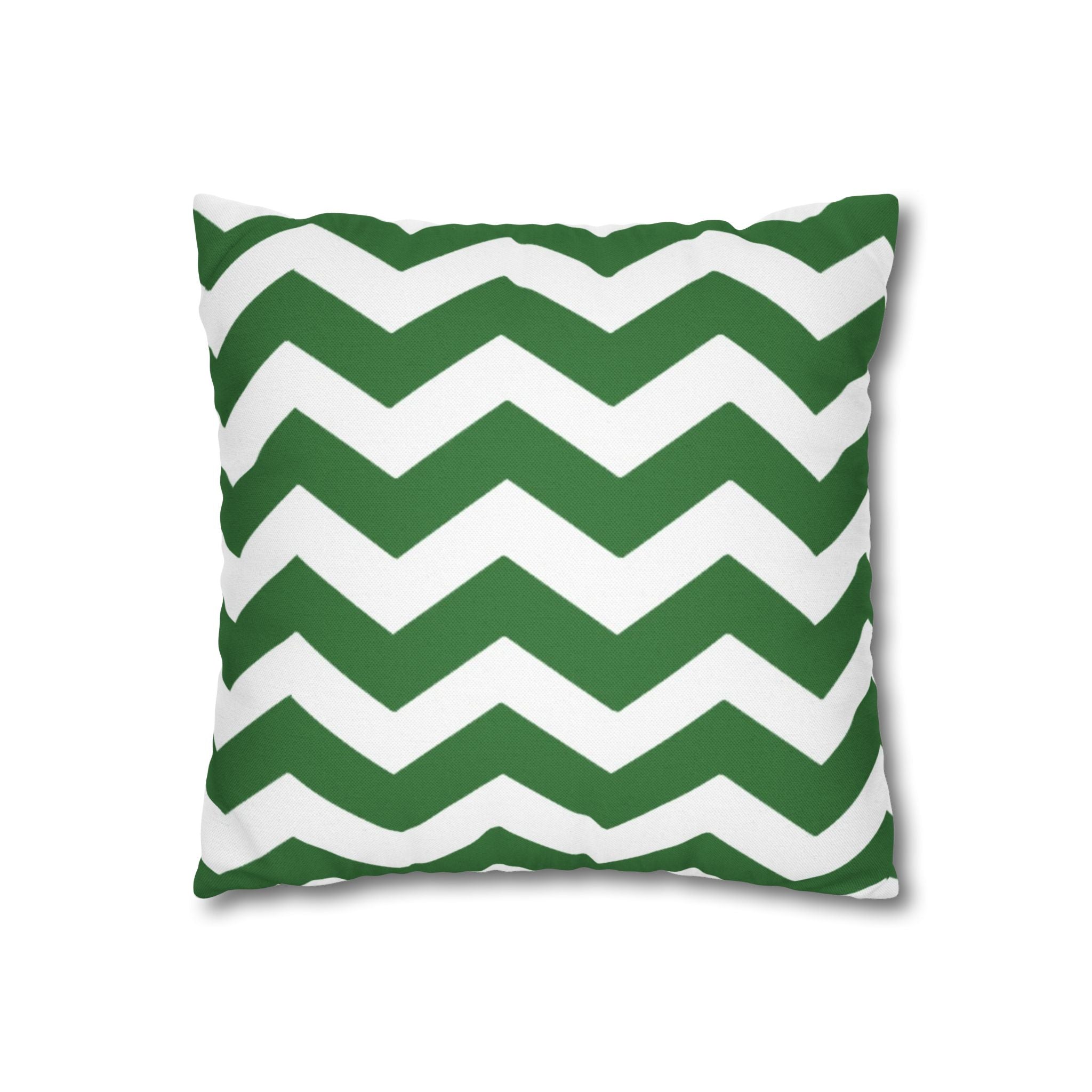 Green and White Chevron Throw Pillow, Artsulli - Art is Long, Life is Short, Home Decor, , , , , , , 