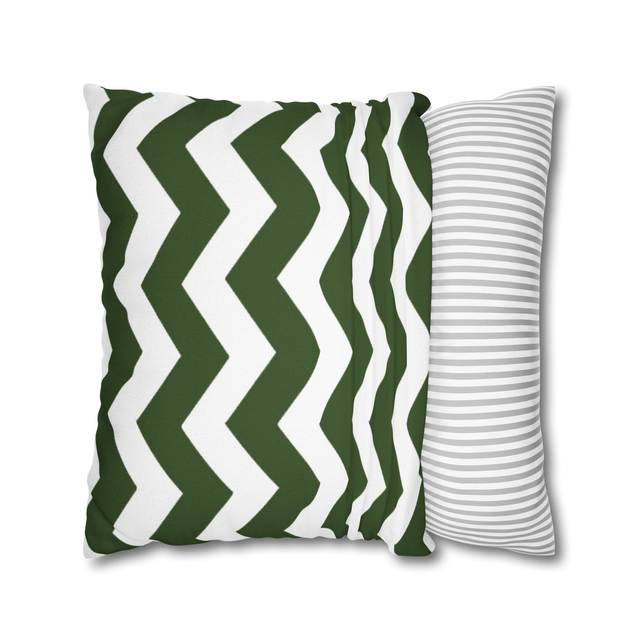 Green and White Chevron Throw Pillow, Artsulli - Art is Long, Life is Short, Home Decor, , , , , , , 
