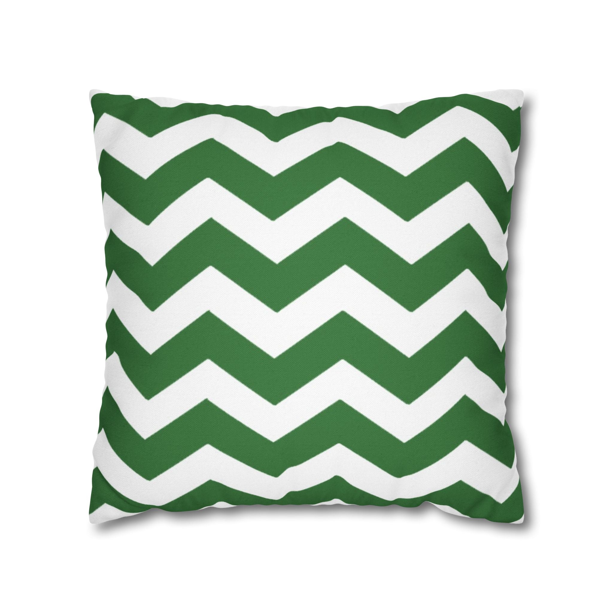 Green and White Chevron Throw Pillow, Artsulli - Art is Long, Life is Short, Home Decor, Size, 18" × 18", , , , , 29764596987863934510