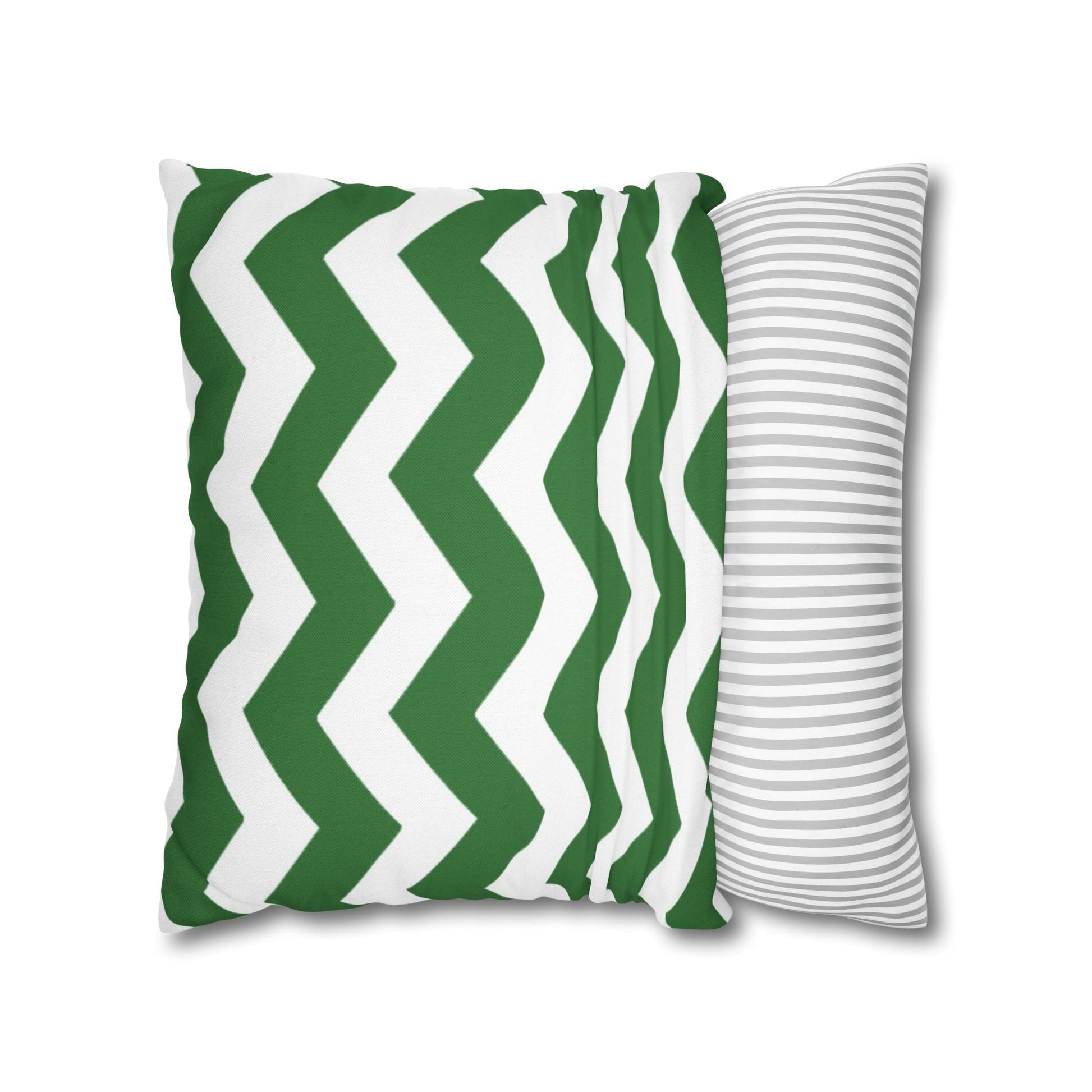 Green and White Chevron Throw Pillow, Artsulli - Art is Long, Life is Short, Home Decor, , , , , , , 