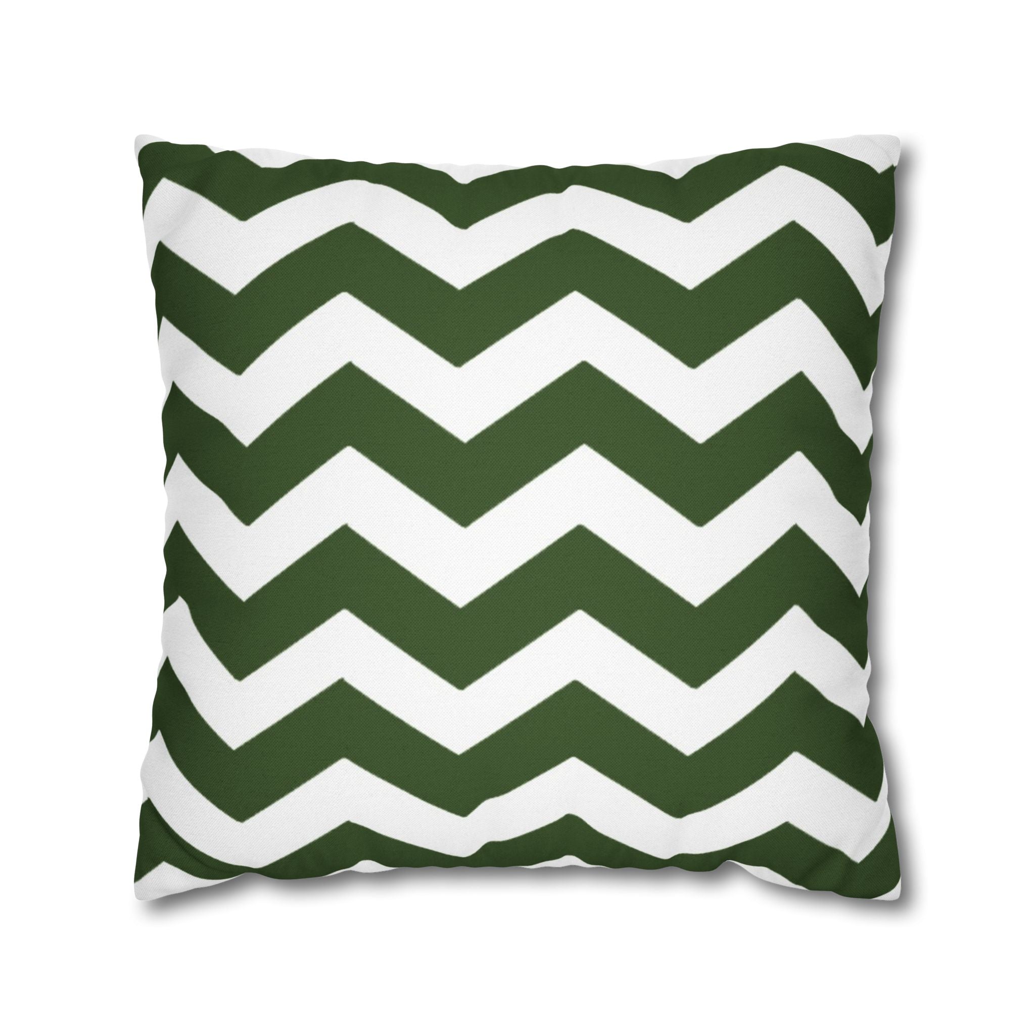 Green and White Chevron Throw Pillow, Artsulli - Art is Long, Life is Short, Home Decor, Size, 20" × 20", , , , , 27876703633030315250