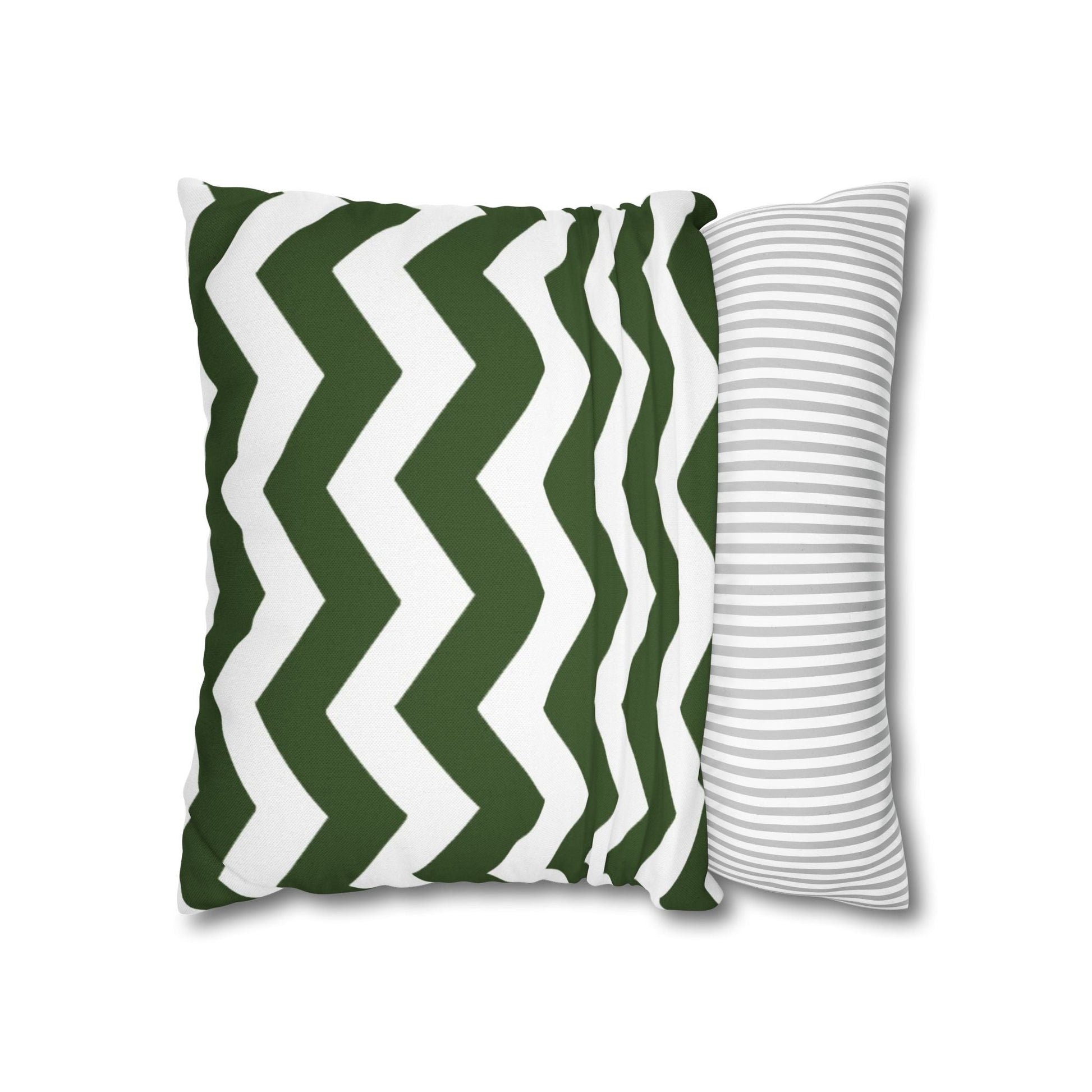 Green and White Chevron Throw Pillow, Artsulli - Art is Long, Life is Short, Home Decor, , , , , , , 