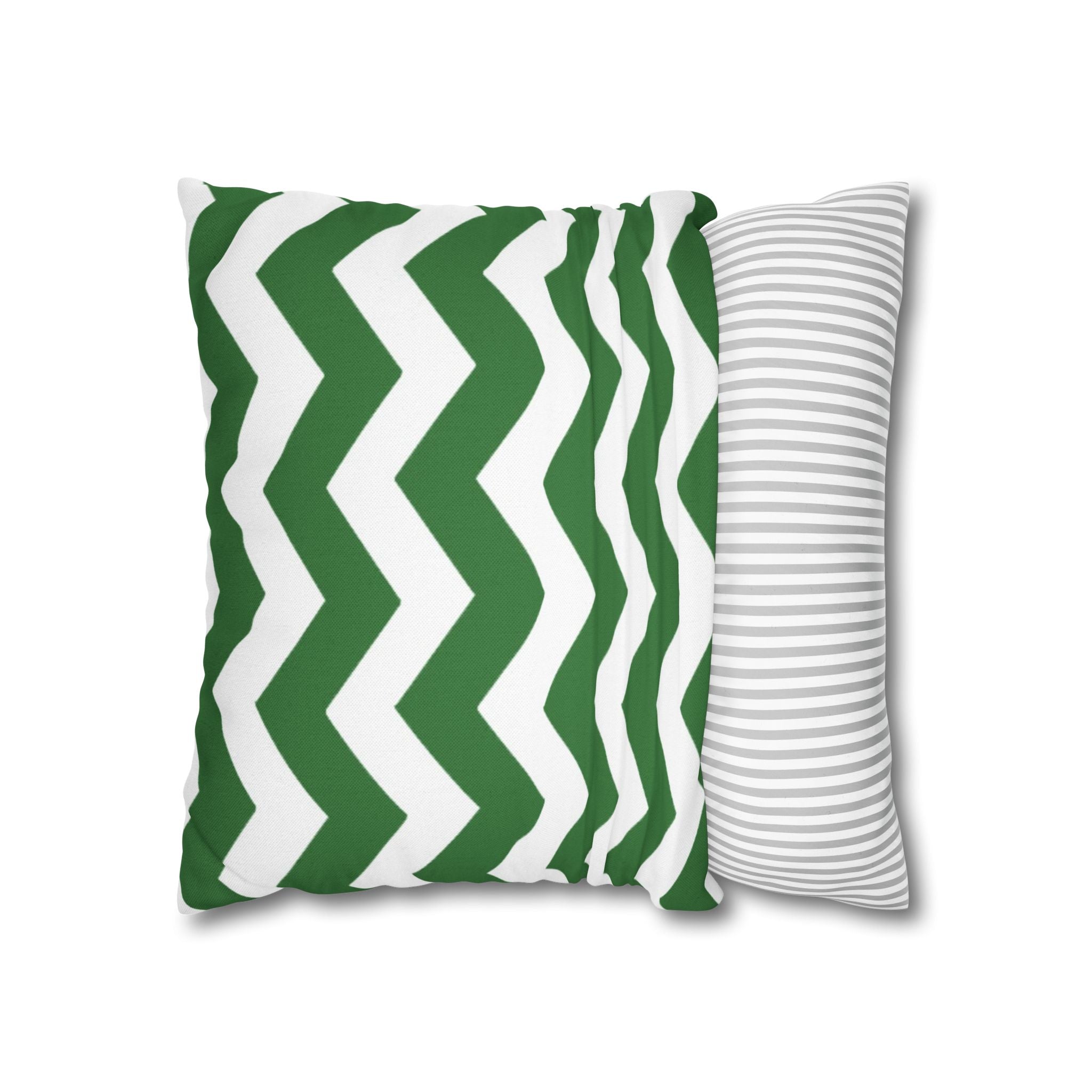 Green and White Chevron Throw Pillow, Artsulli - Art is Long, Life is Short, Home Decor, , , , , , , 