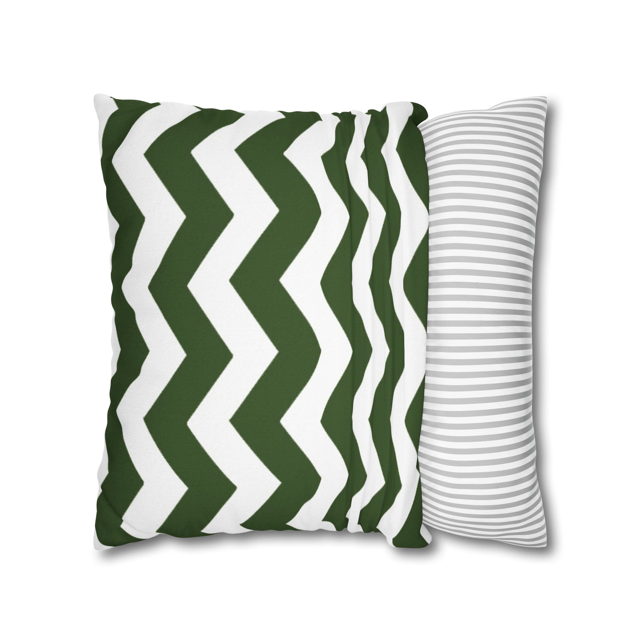 Green and White Chevron Throw Pillow, Artsulli - Art is Long, Life is Short, Home Decor, , , , , , , 