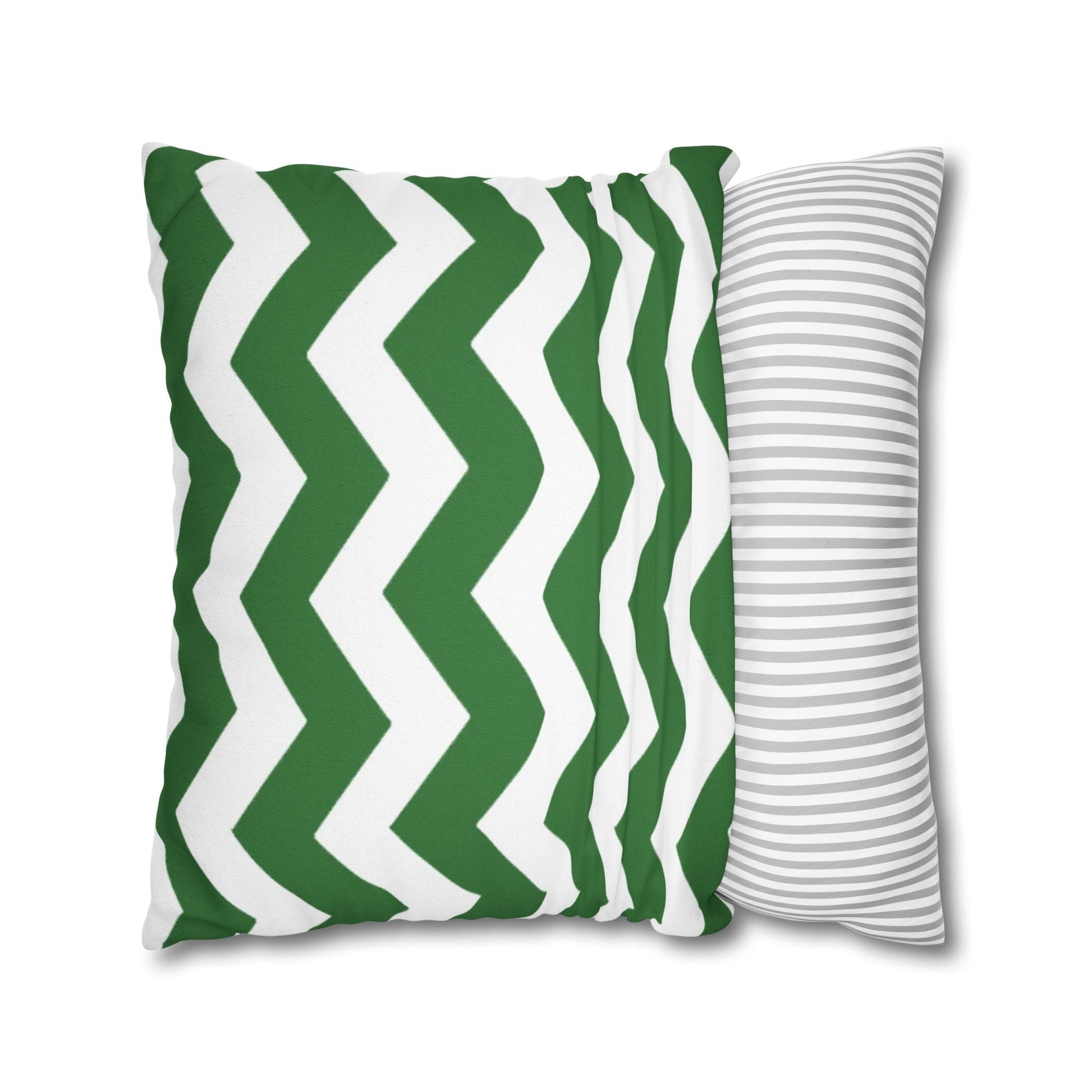 Green and White Chevron Throw Pillow, Artsulli - Art is Long, Life is Short, Home Decor, , , , , , , 