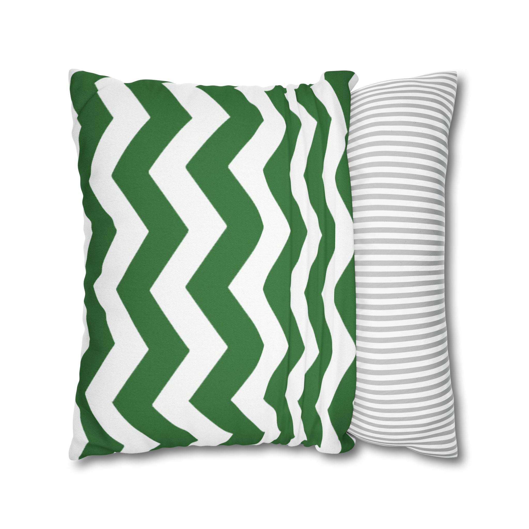 Green and White Chevron Throw Pillow, Artsulli - Art is Long, Life is Short, Home Decor, , , , , , , 