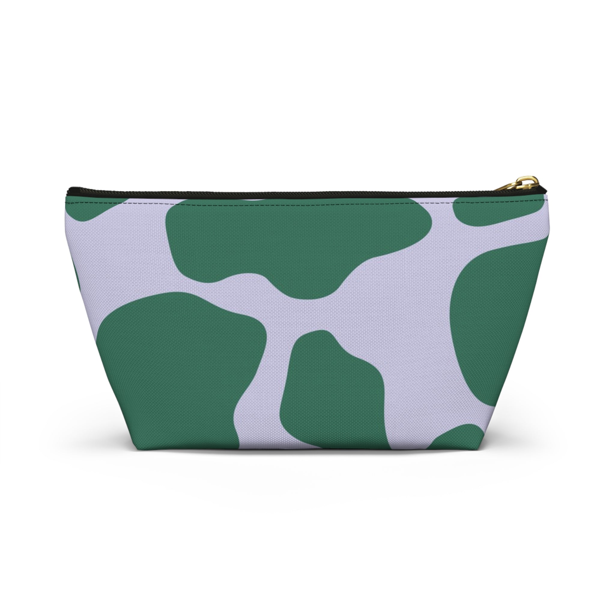 Green and White Cow Print Pouch, Artsulli - Art is Long, Life is Short, Bags, , , , , , , 