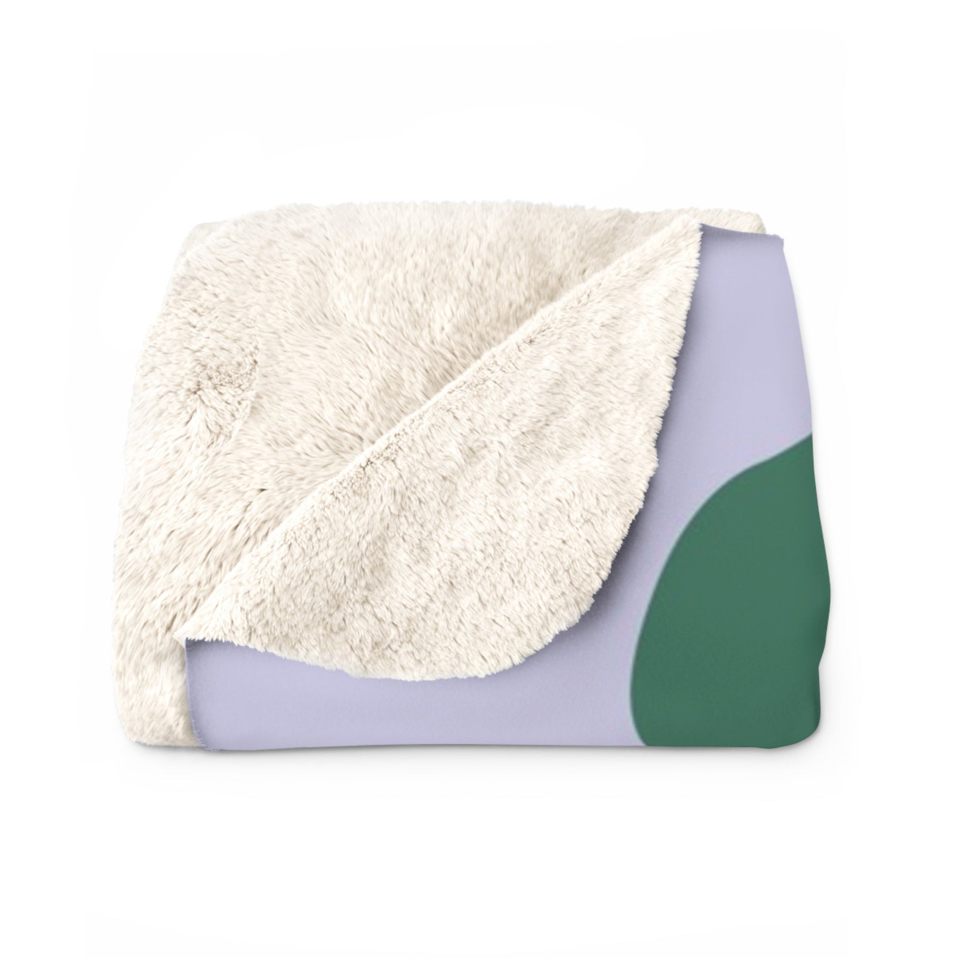 Green and White Cow Print Sherpa Fleece Blanket, Artsulli - Art is Long, Life is Short, Home Decor, , , , , , , 