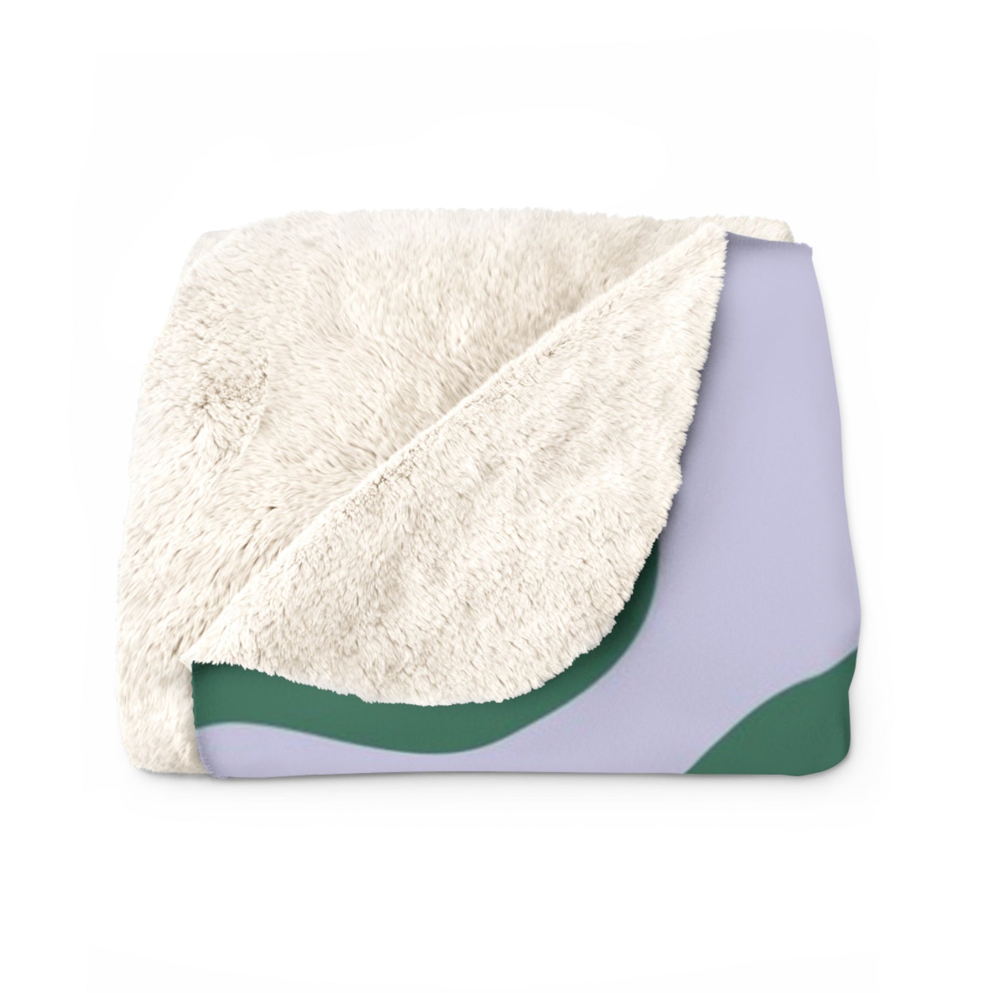 Green and White Cow Print Sherpa Fleece Blanket, Artsulli - Art is Long, Life is Short, Home Decor, , , , , , , 