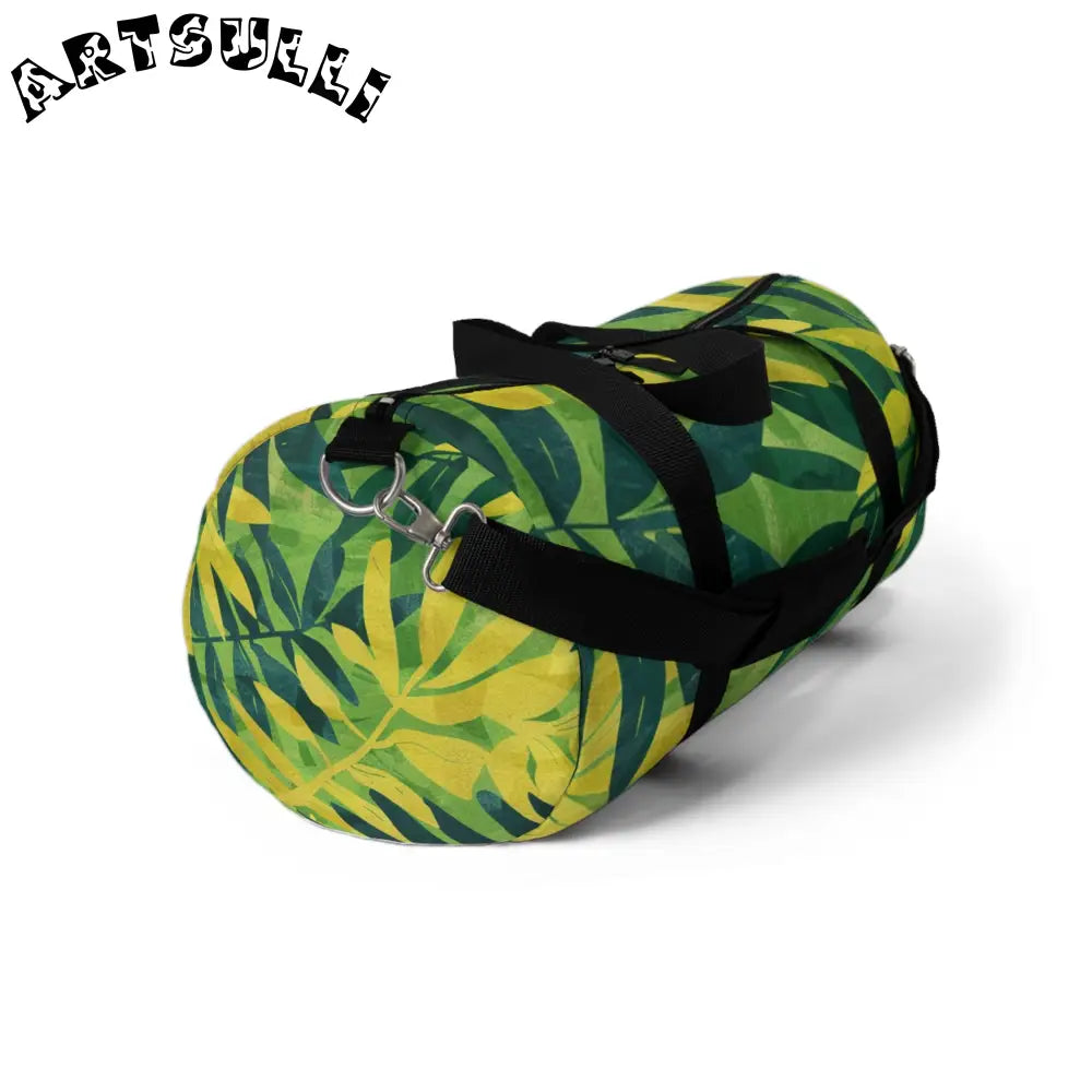 JAKKOUTTHEBXX Green Leaf Jungle Duffel Bag 2025