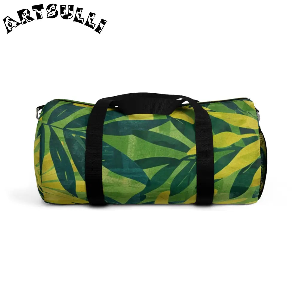 JAKKOUTTHEBXX Green Leaf Jungle Duffel Bag 2025