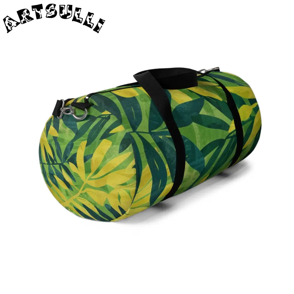 JAKKOUTTHEBXX Green Leaf Jungle Duffel Bag 2025