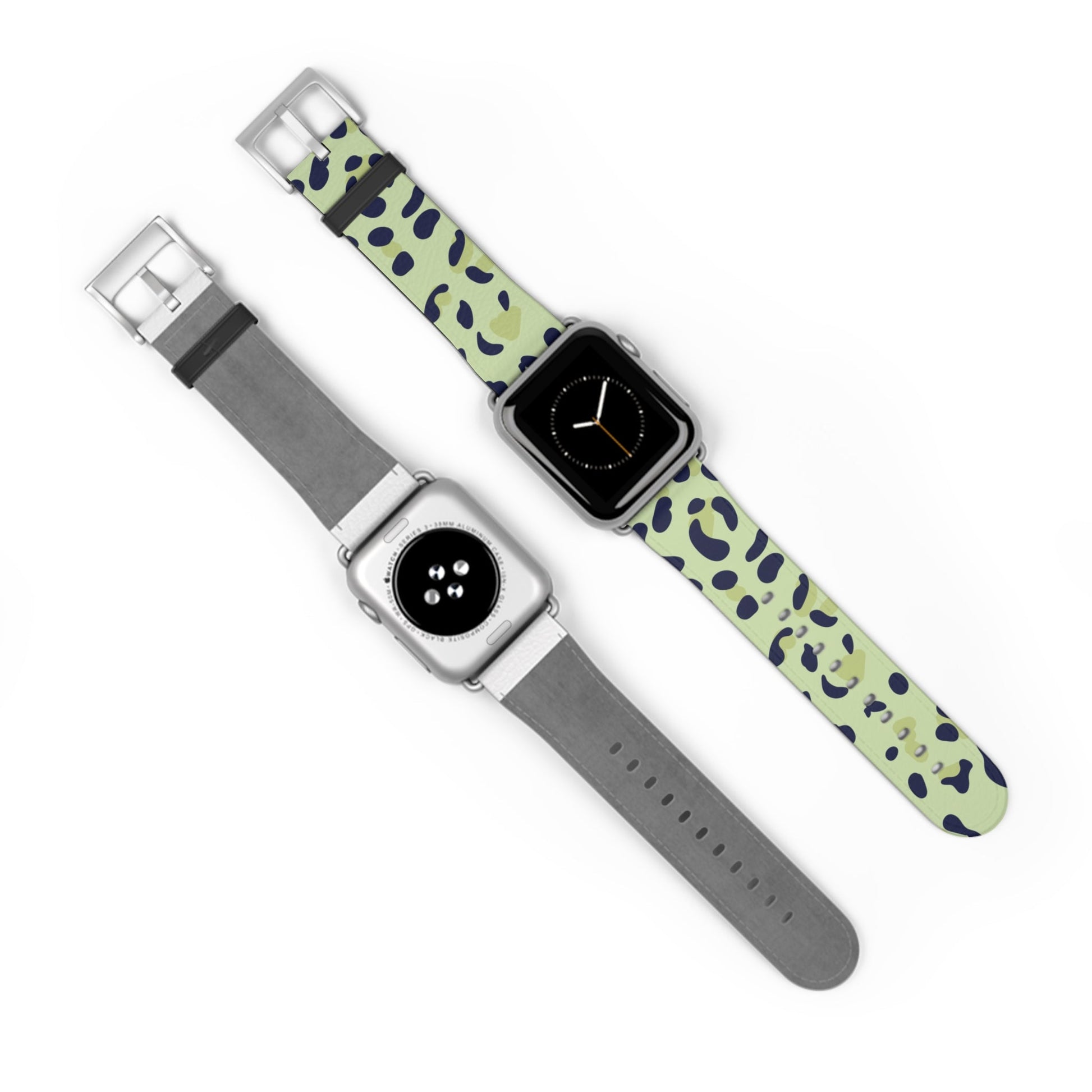 Green Leopard Print Apple Watch Band, Artsulli - Art is Long, Life is Short, Accessories, , , , , , , 