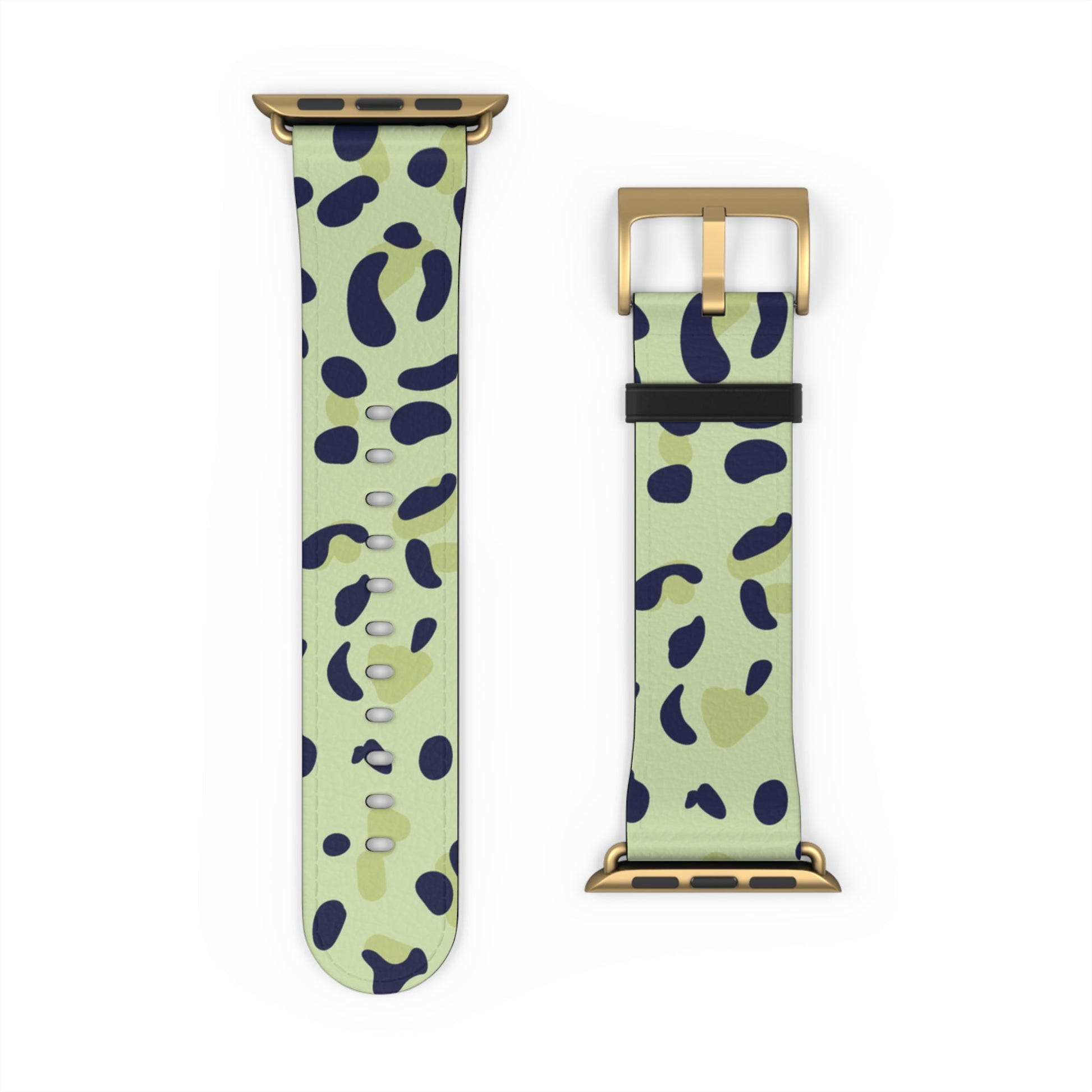 Green Leopard Print Apple Watch Band, Artsulli - Art is Long, Life is Short, Accessories, , , , , , , 