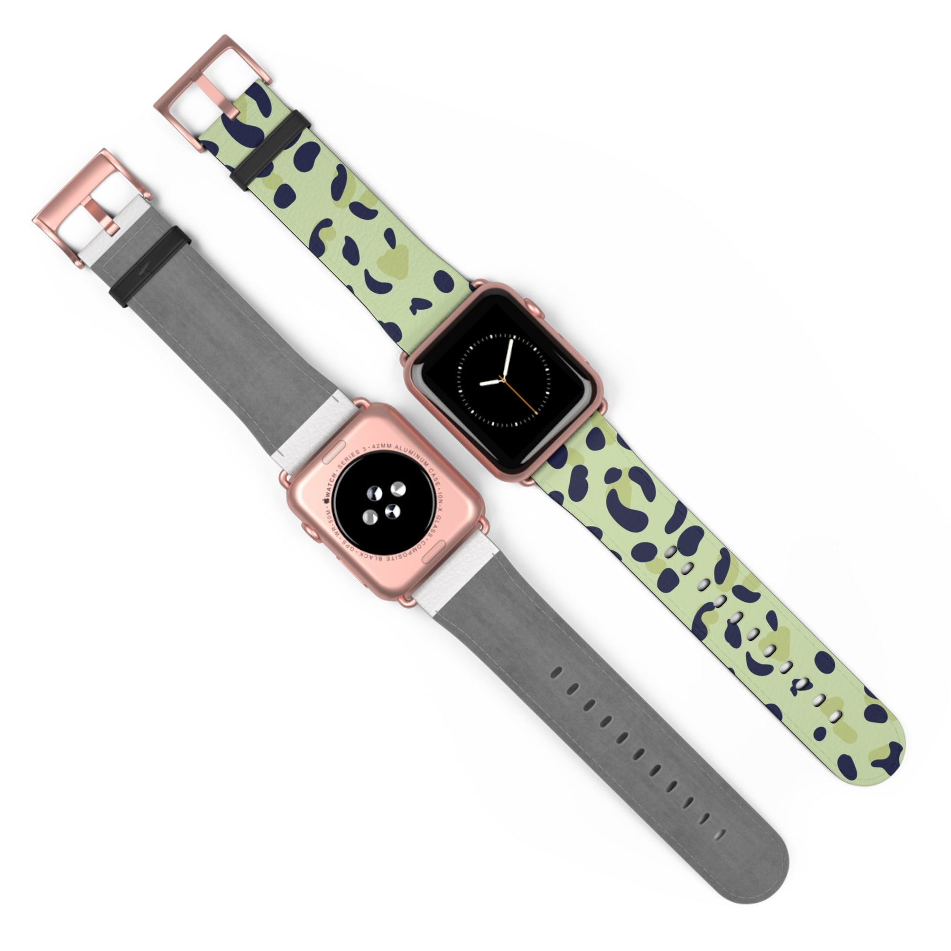 Green Leopard Print Apple Watch Band, Artsulli - Art is Long, Life is Short, Accessories, , , , , , , 