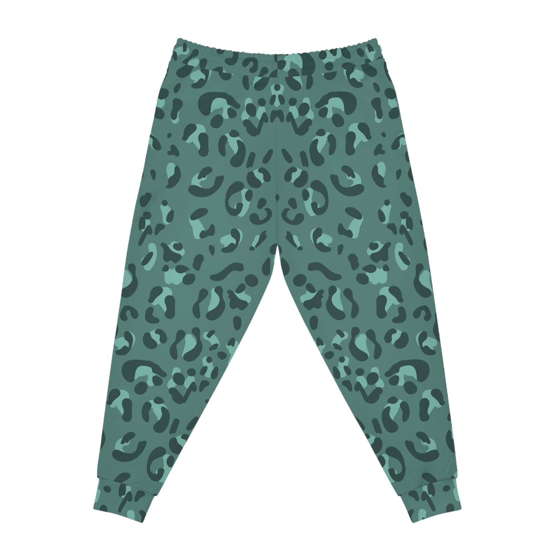 Green Leopard Print Joggers, Artsulli - Art is Long, Life is Short, All Over Prints, , , , , , , 