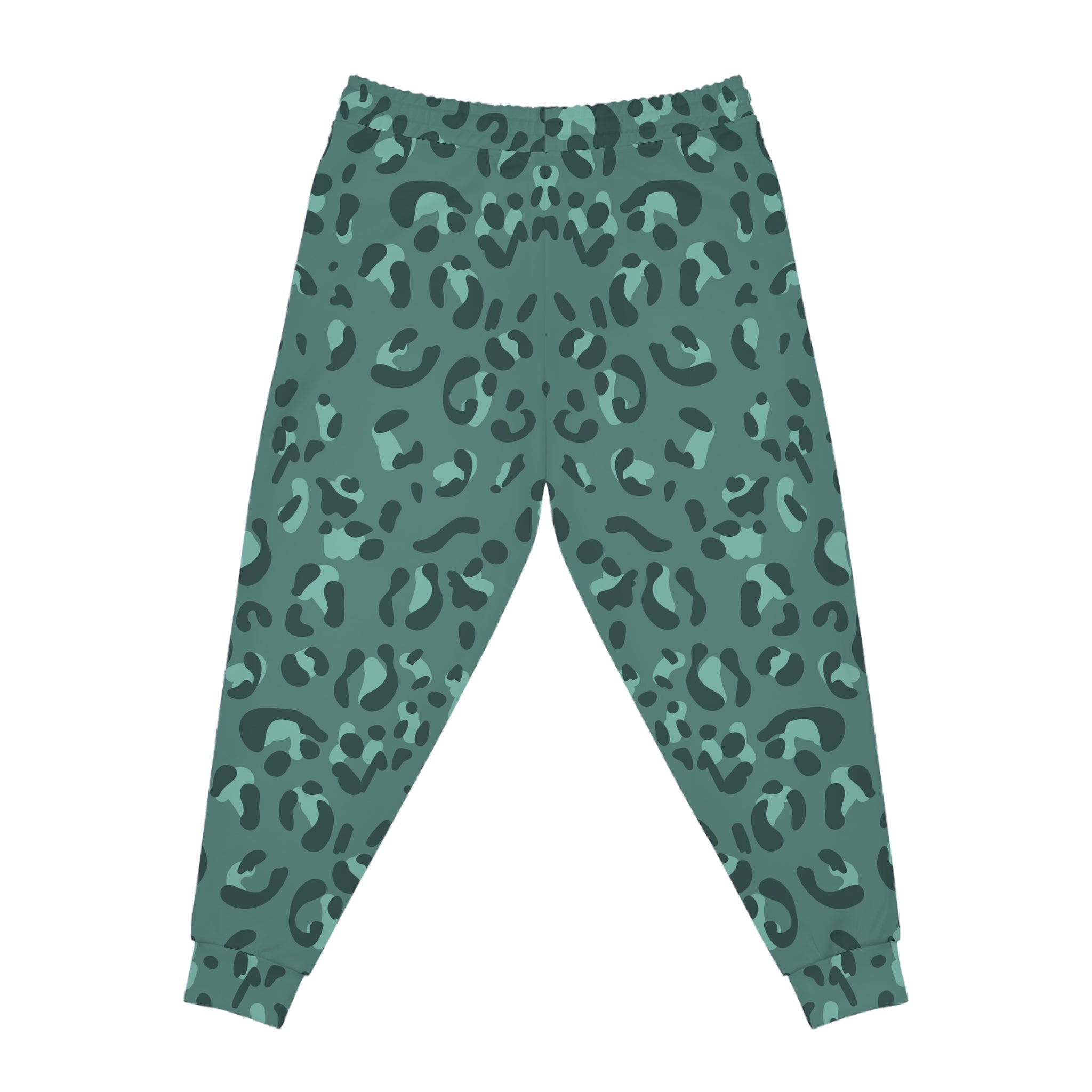 Green Leopard Print Joggers, Artsulli - Art is Long, Life is Short, All Over Prints, , , , , , , 